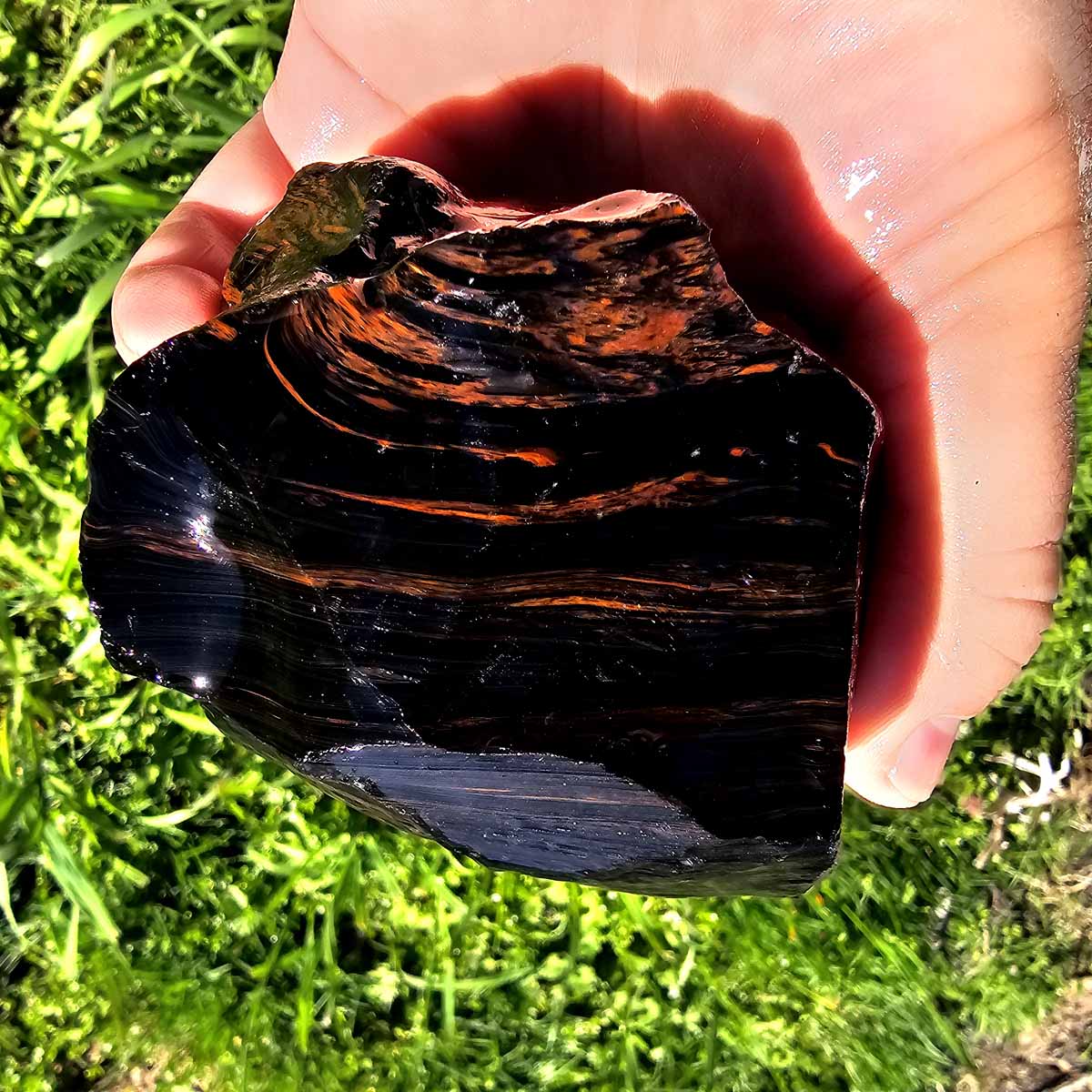 Tri-Flow Mix Old Stock Oregon Obsidian Rough Flatrate!