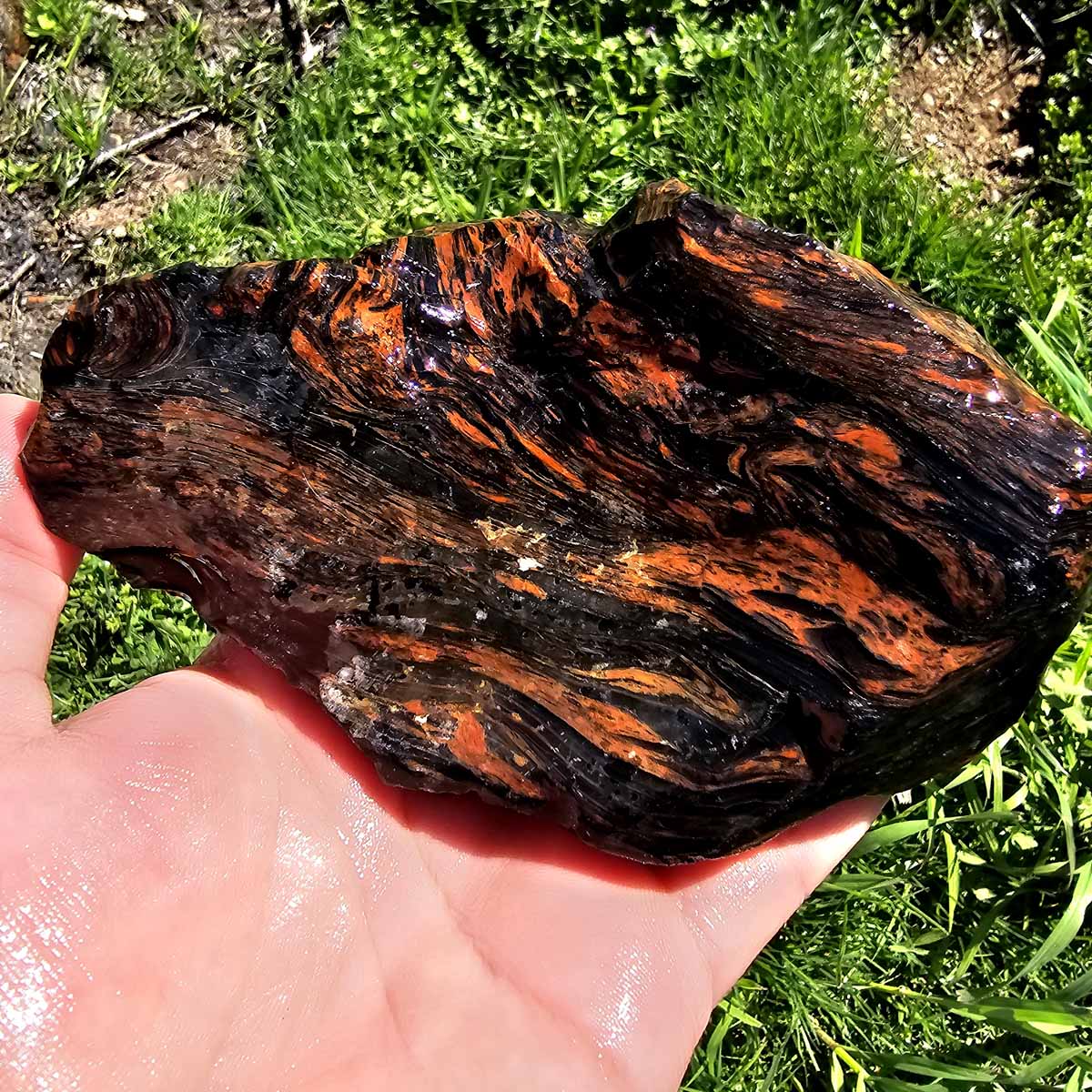 Tri-Flow Mix Old Stock Oregon Obsidian Rough Flatrate!