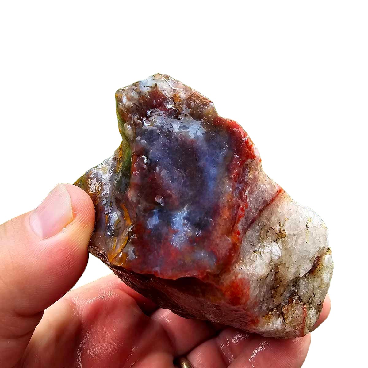 San Carlos Moss Agate Rough Chunk!