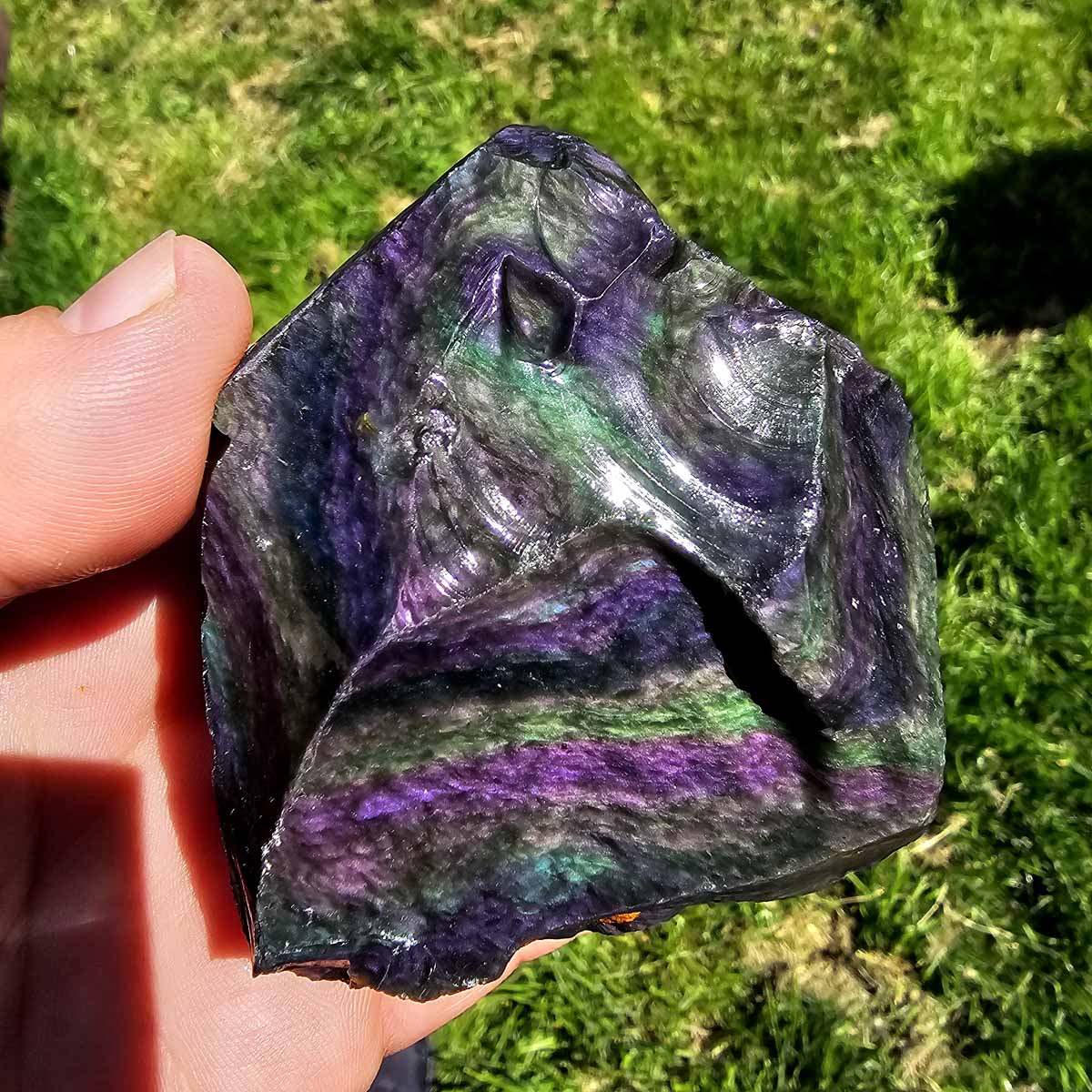 Mexican Velvet Obsidian Rough Chunk!