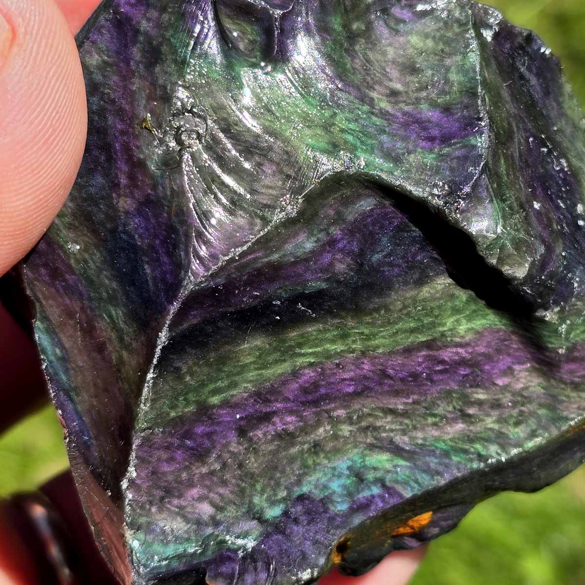 Mexican Velvet Obsidian Rough Chunk!