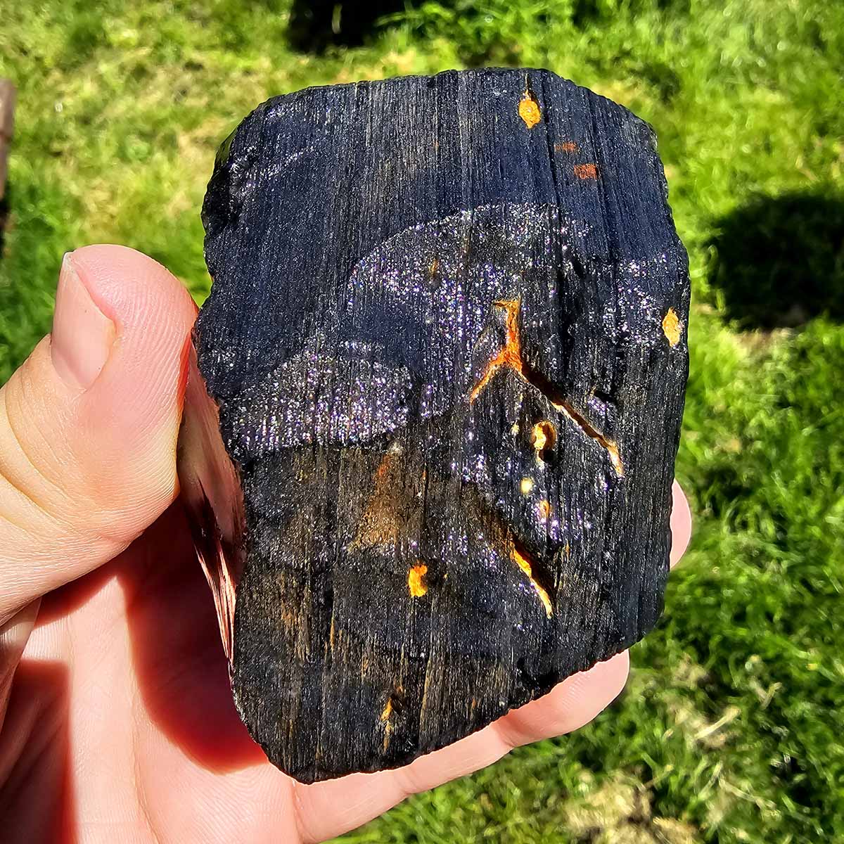 Mexican Velvet Obsidian Rough Chunk!