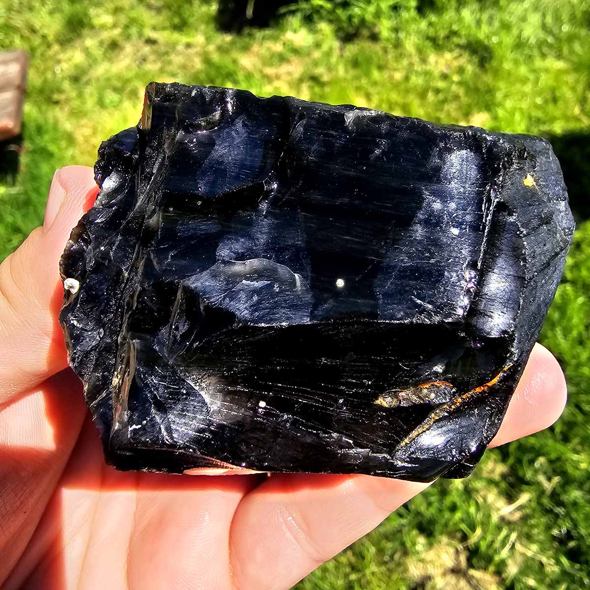 Mexican Velvet Obsidian Rough Chunk!