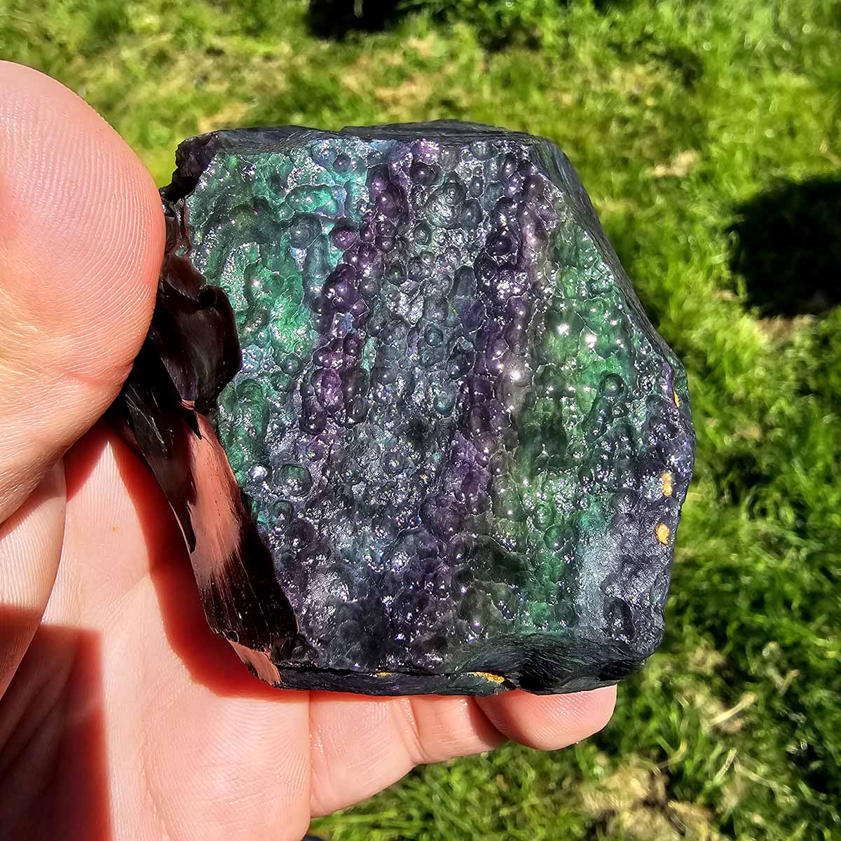 Mexican Velvet Obsidian Rough Chunk!