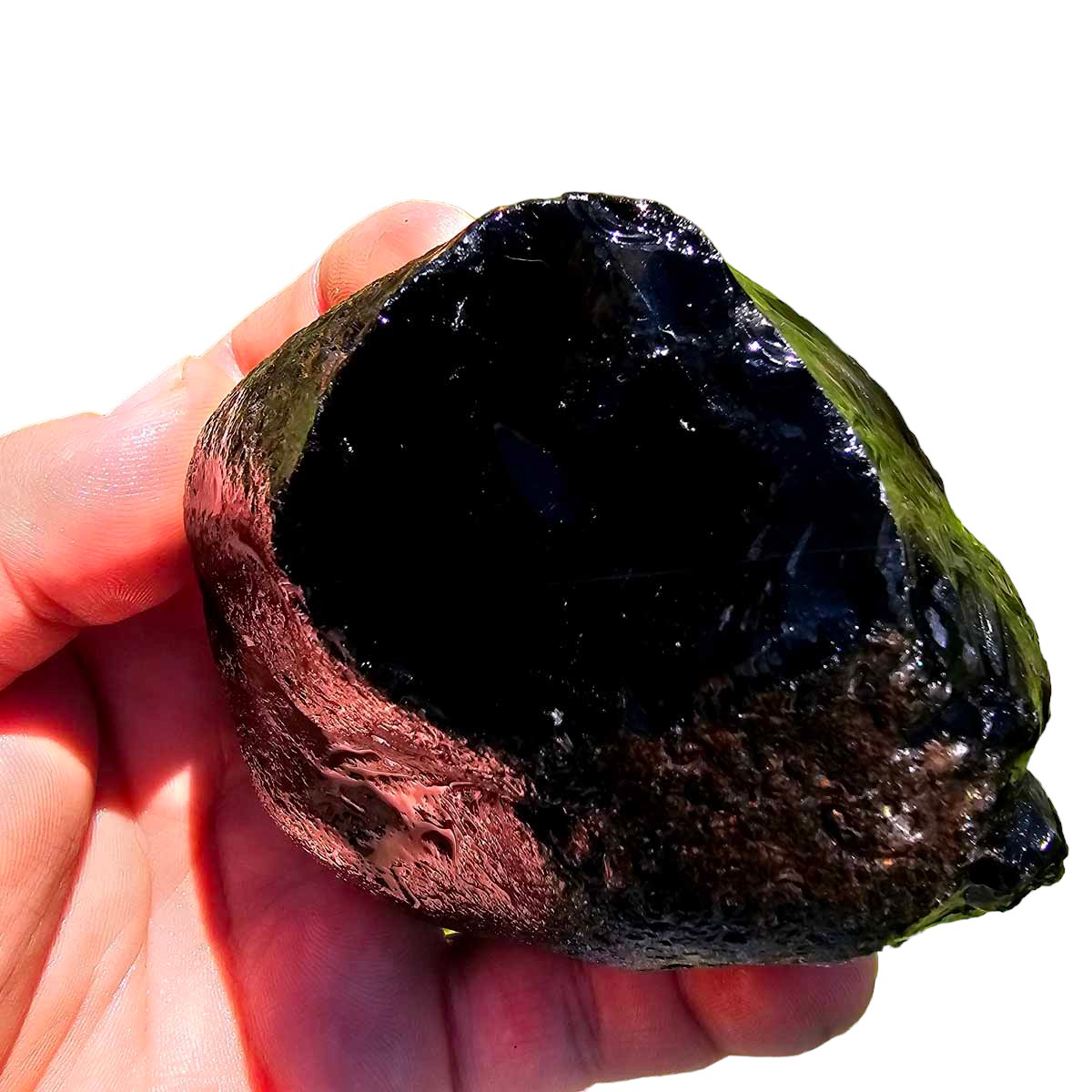 RARE Red Ribbon Obsidian Rough Chunk!