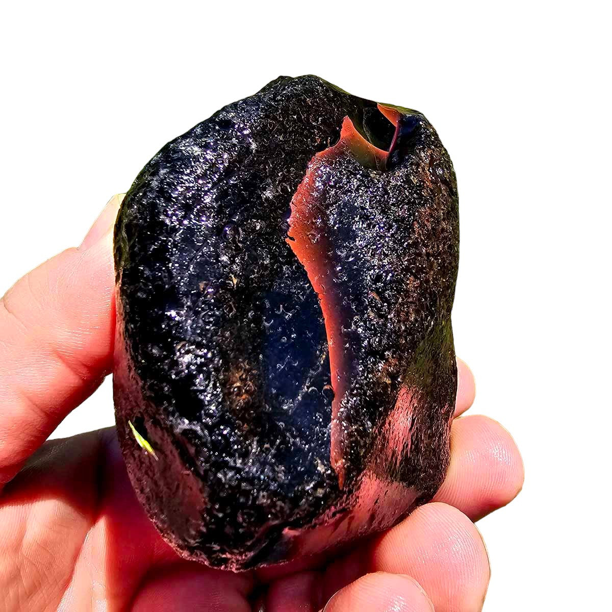 RARE Red Ribbon Obsidian Rough Chunk!