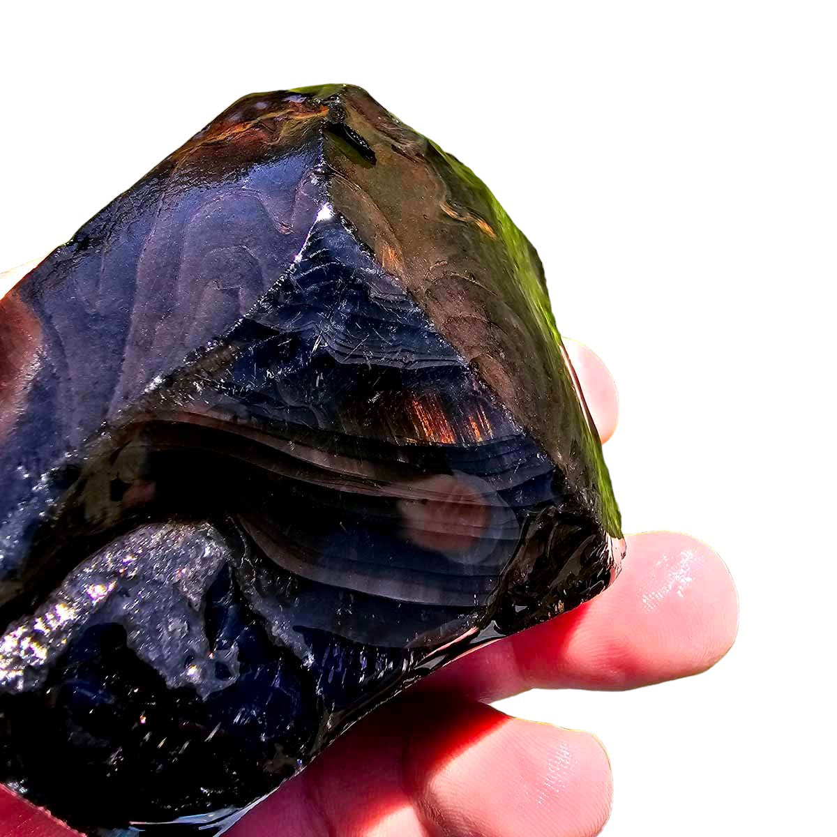 RARE Fire Glass Buttes Obsidian Rough Chunk!