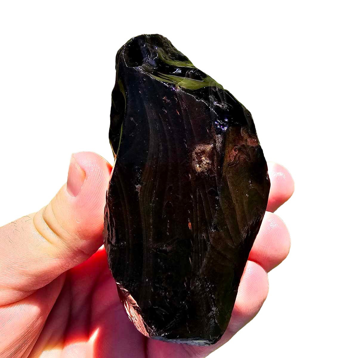 RARE Fire Glass Buttes Obsidian Rough Chunk!