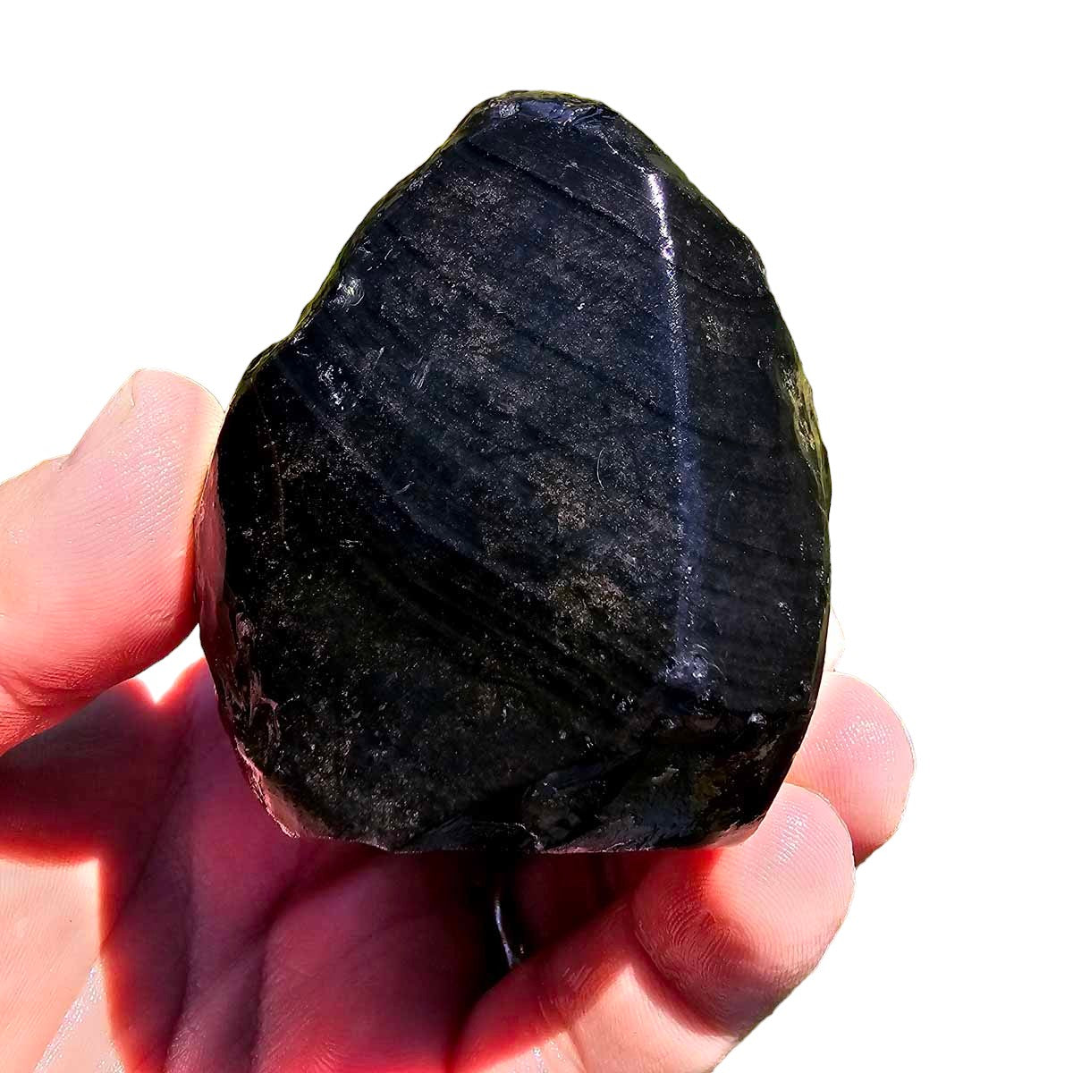 Unique Glass Butte Obsidian Rough Chunk