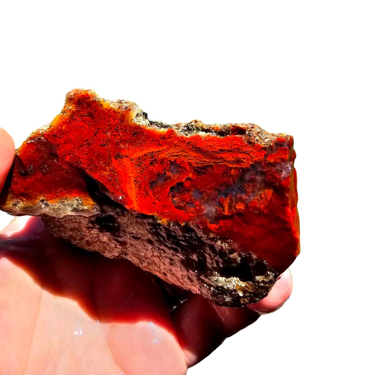 San Carlos Moss Agate Rough Chunk!