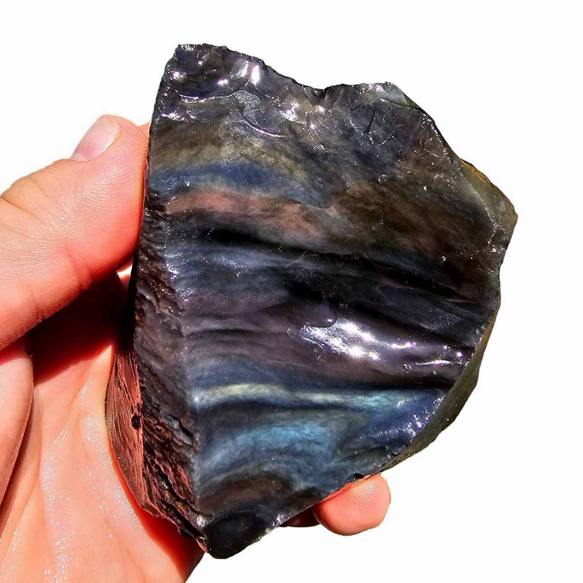 Rainbow Obsidian Davis Creek Rough Chunk