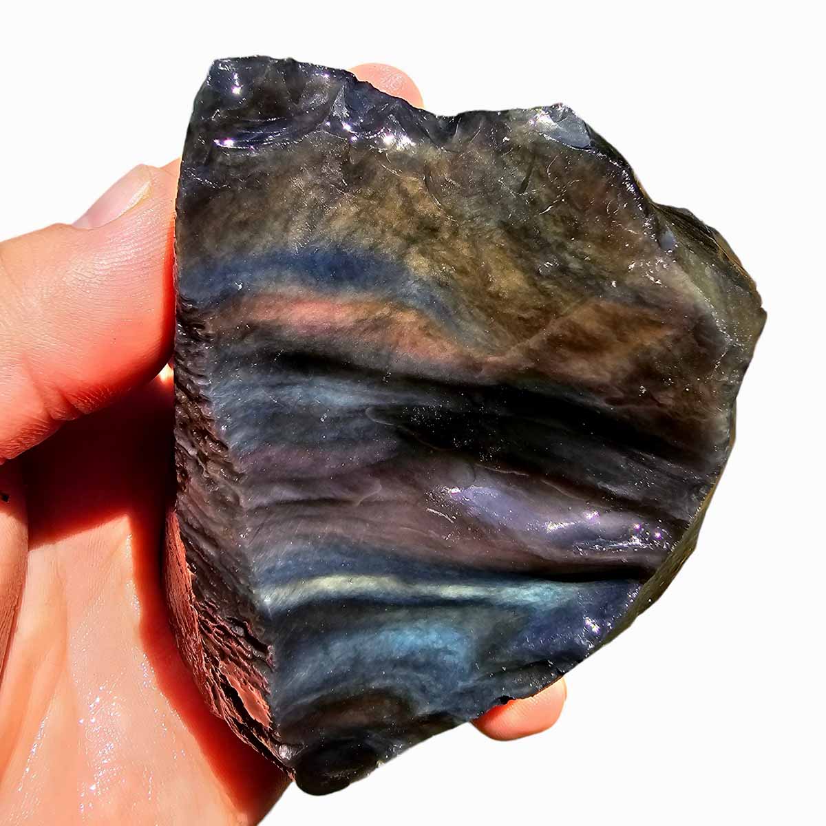 Rainbow Obsidian Davis Creek Rough Chunk