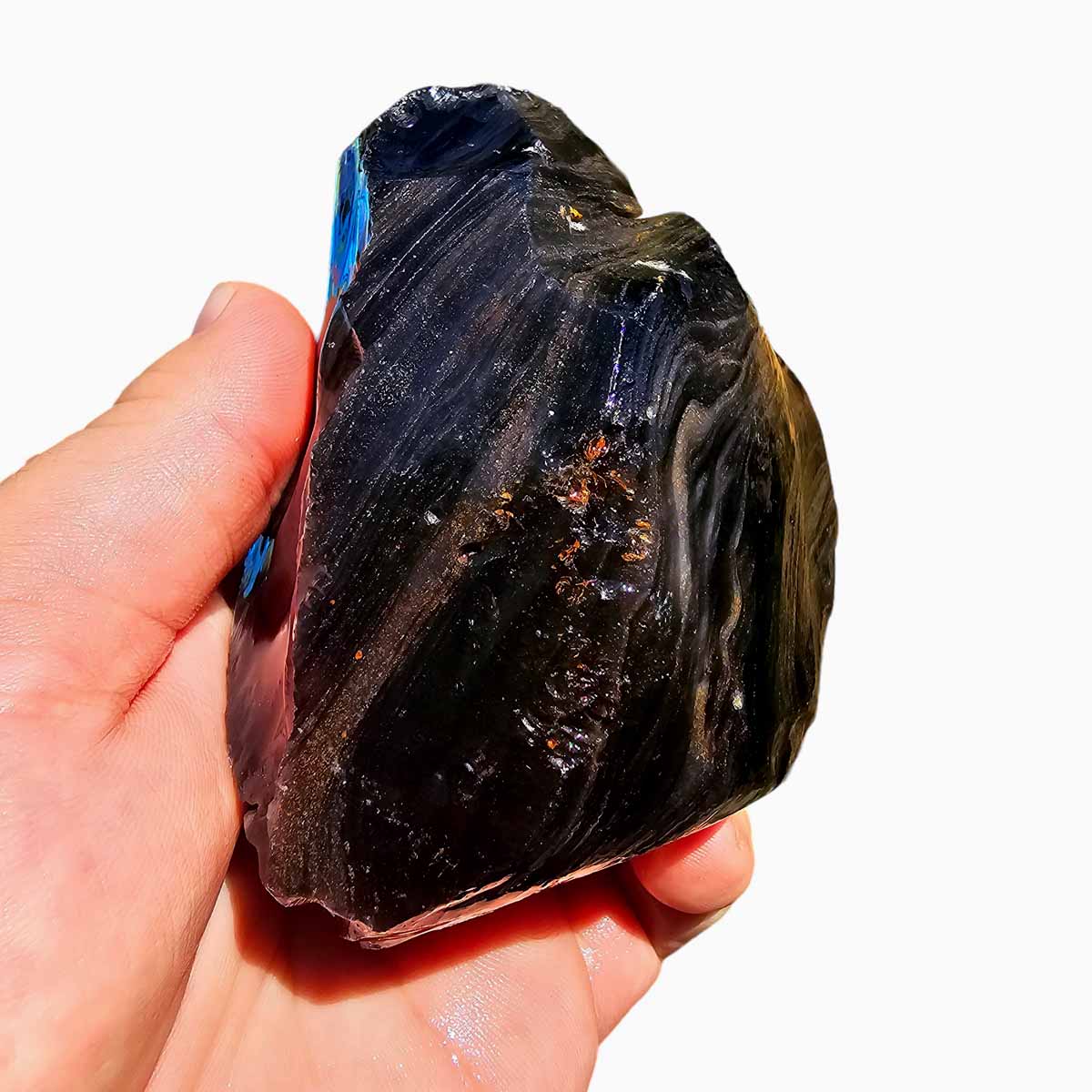 Rainbow Obsidian Davis Creek Rough Chunk