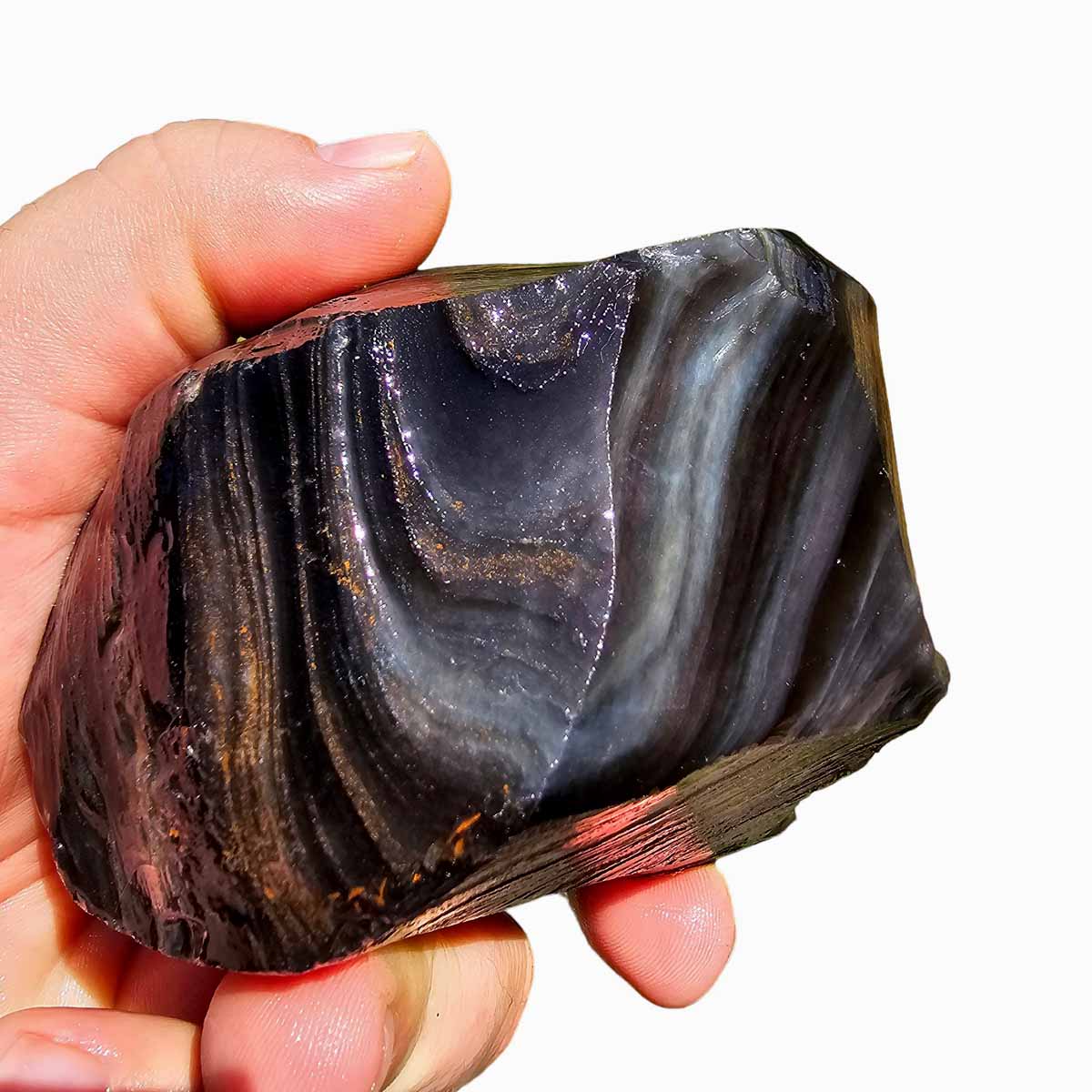 Rainbow Obsidian Davis Creek Rough Chunk