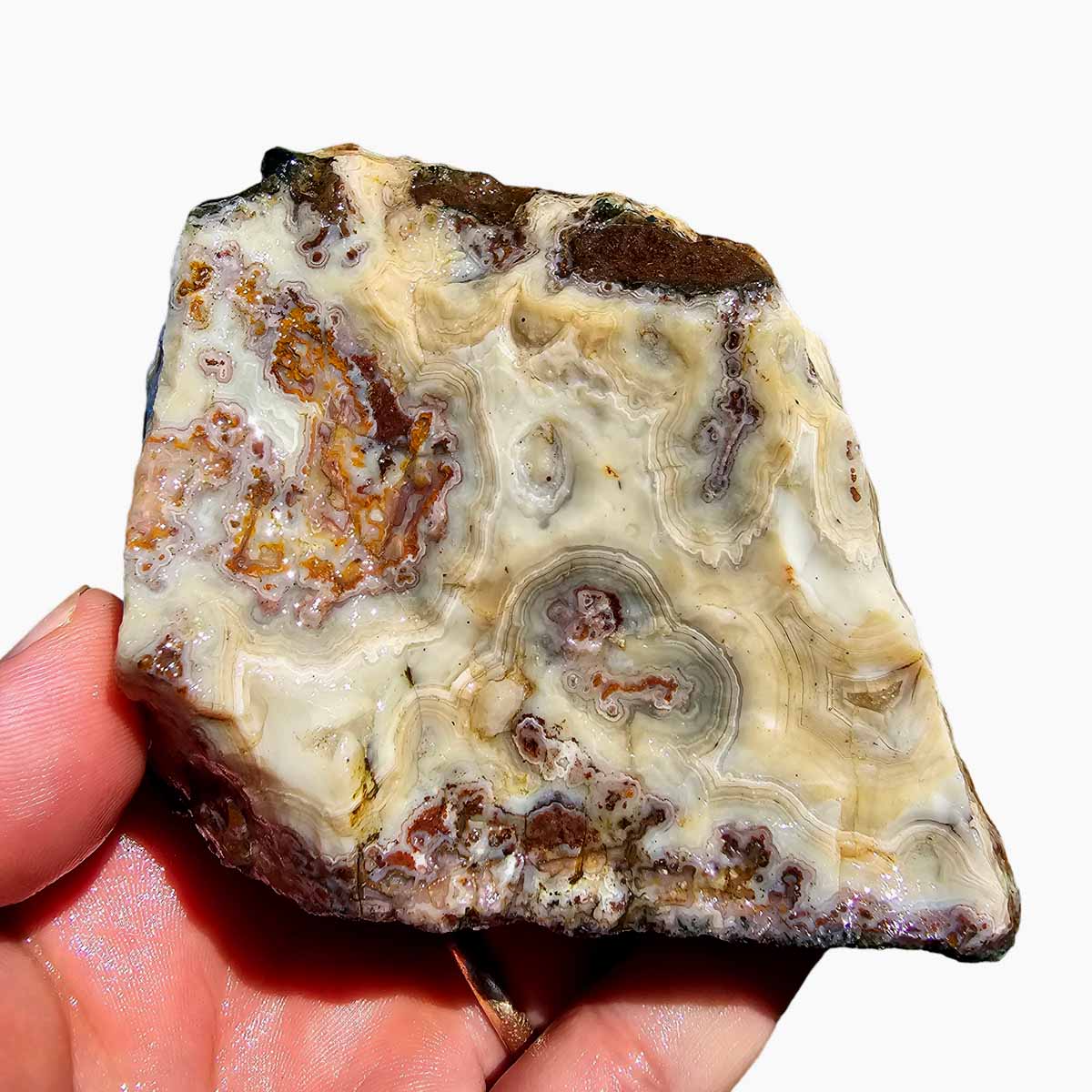 Apple Valley Agate Lapidary Rough Chunk Morocco