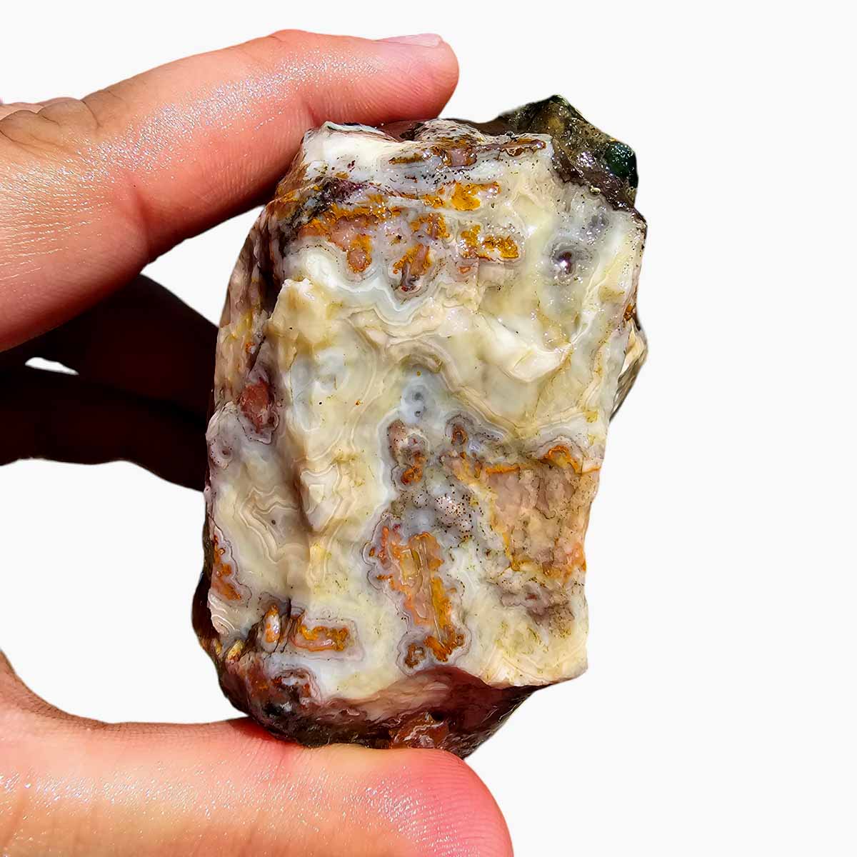 Apple Valley Agate Lapidary Rough Chunk Morocco