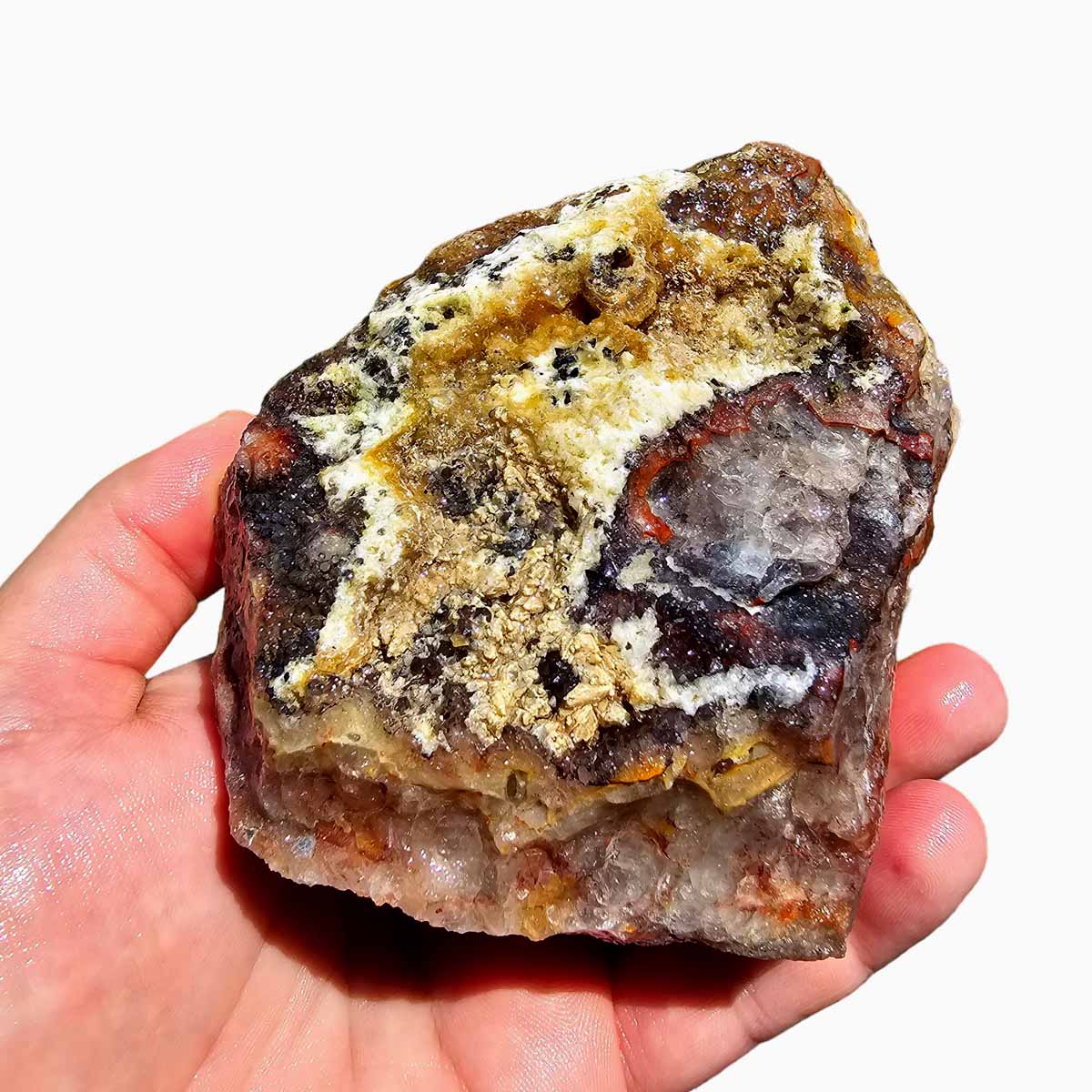 Crazy Lace Agate Lapidary Rough Chunk