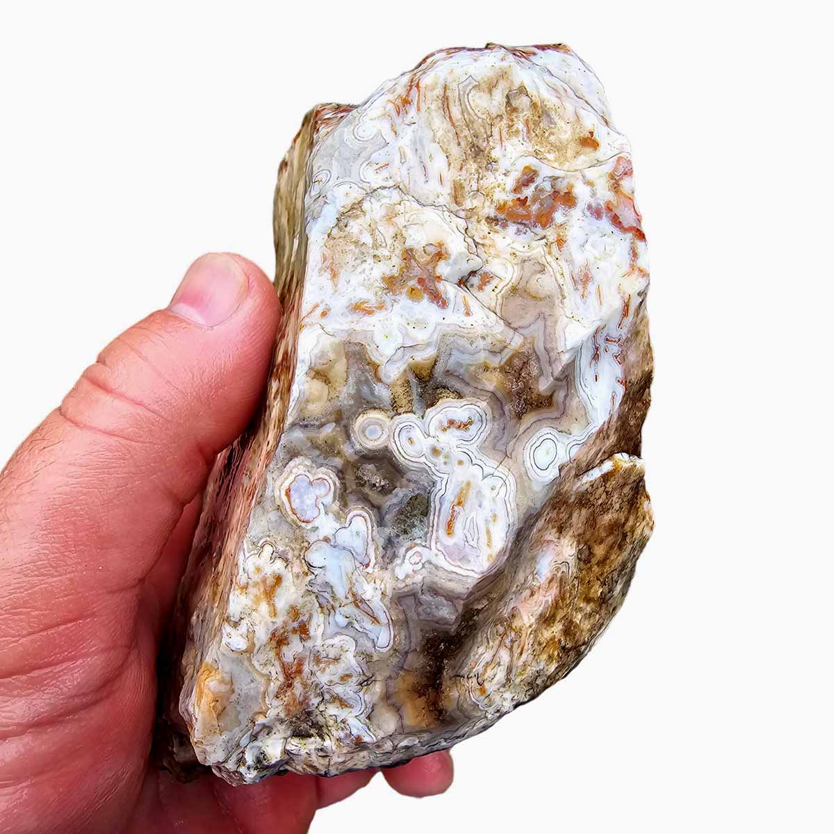 Apple Valley Agate Lapidary Rough Chunk Morocco