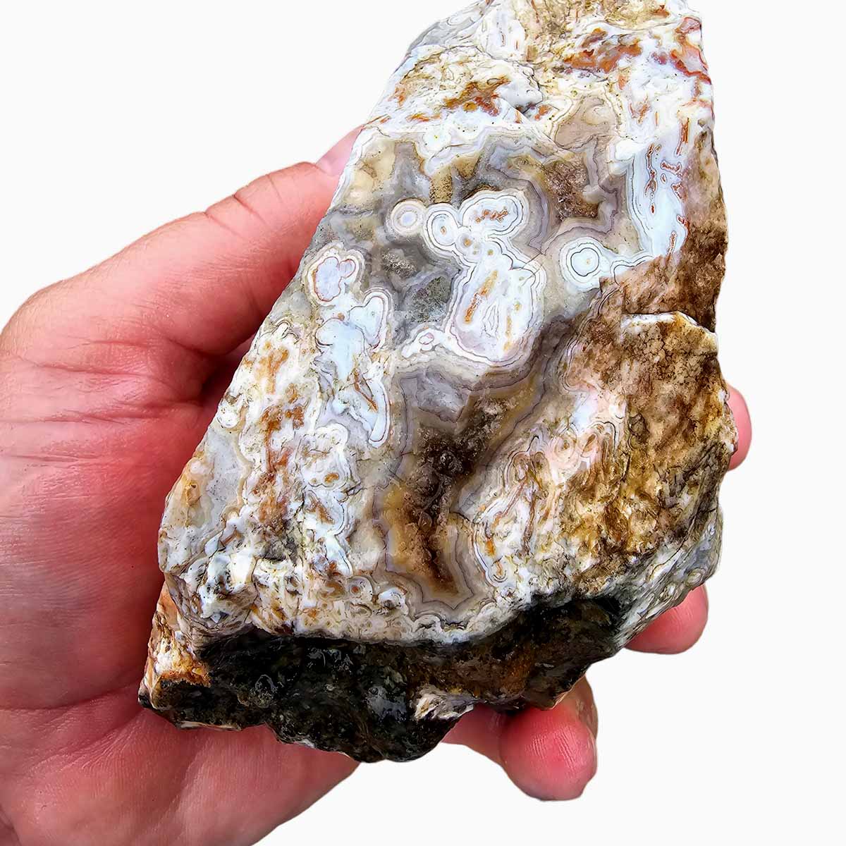 Apple Valley Agate Lapidary Rough Chunk Morocco