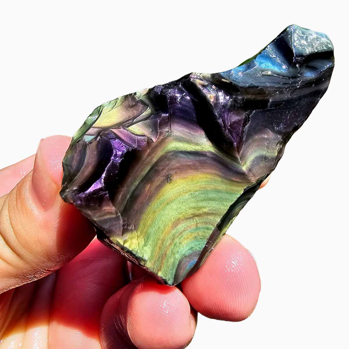 Mexican Velvet Obsidian Rough Chunk