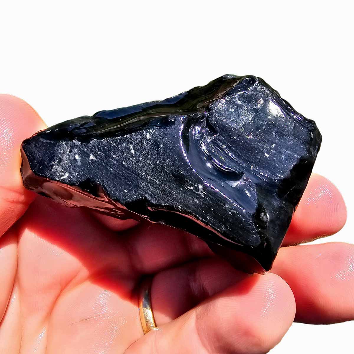 Mexican Velvet Obsidian Rough Chunk