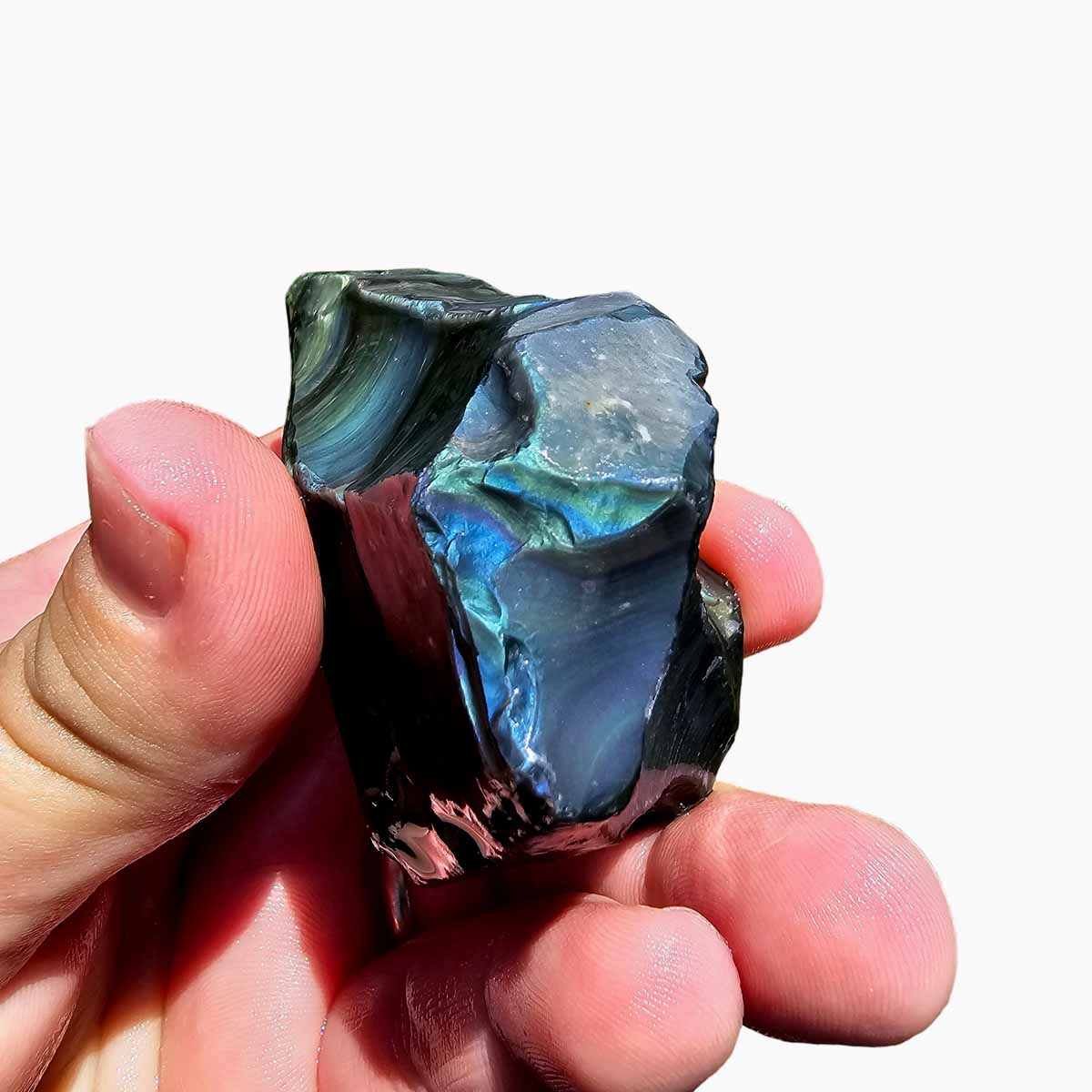 Mexican Velvet Obsidian Rough Chunk