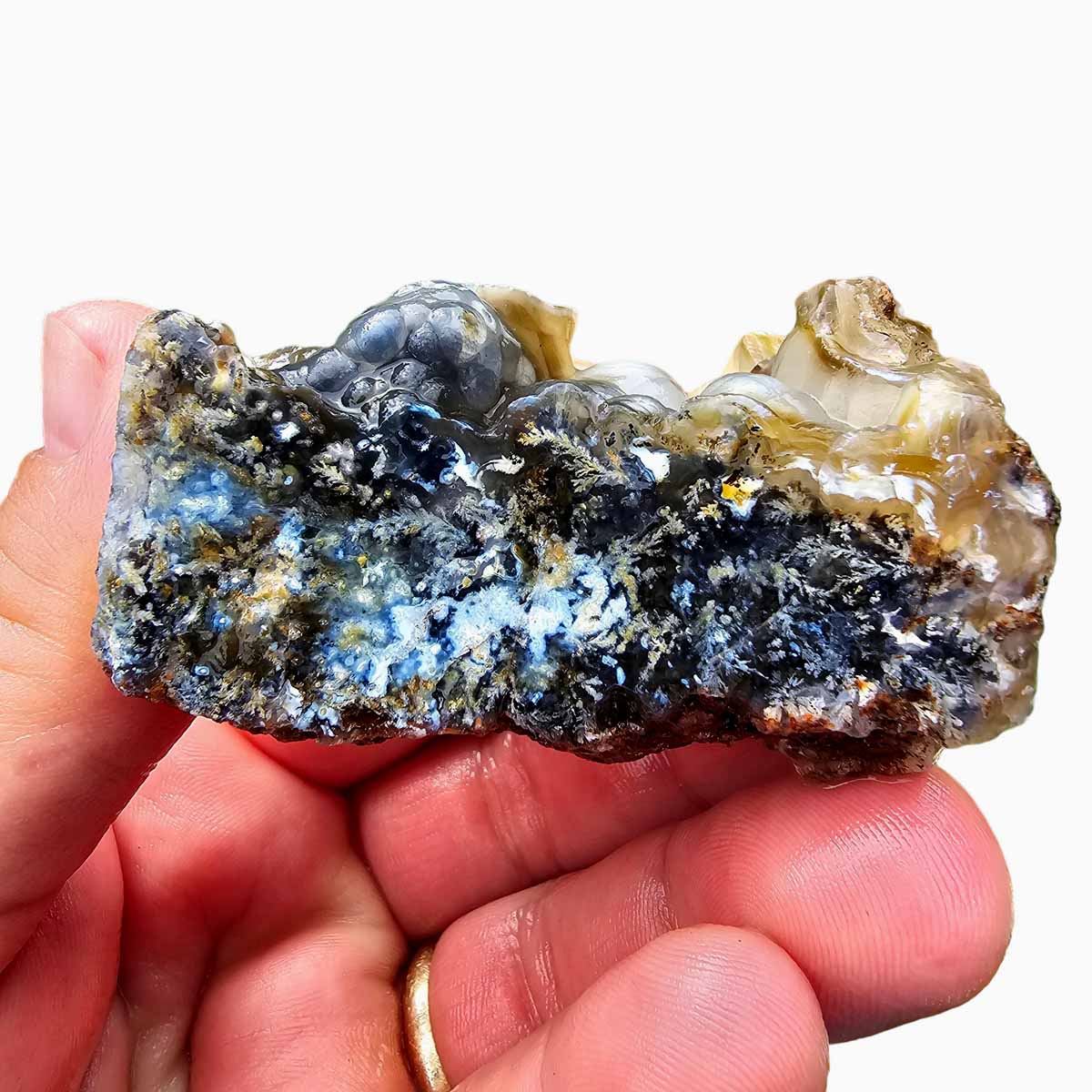 Mystery Plume Agate Lapidary Rough Chunk