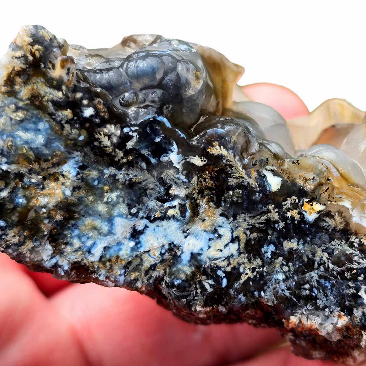 Mystery Plume Agate Lapidary Rough Chunk