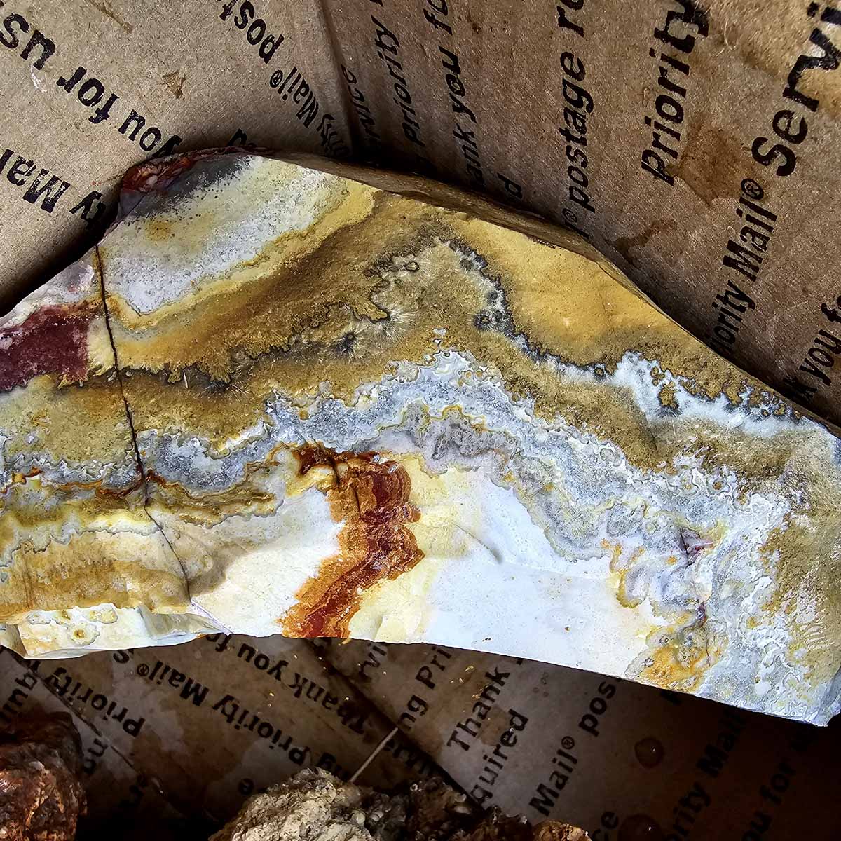 Lapidary Agate Jasper Mix Cutting Rough Flatrate