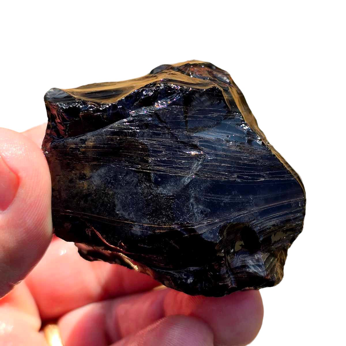 RARE Fire Glass Buttes Obsidian Rough Chunk