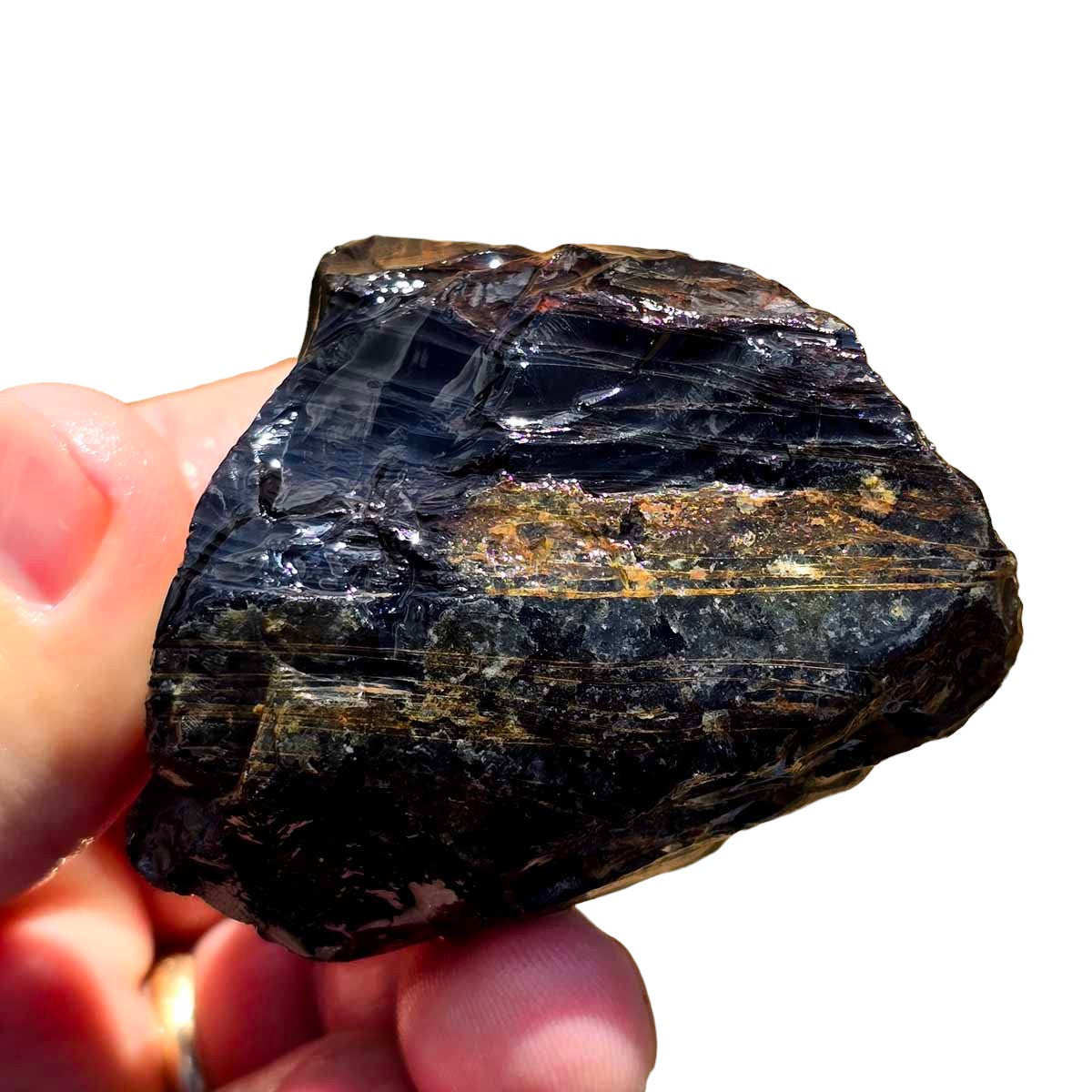 RARE Fire Glass Buttes Obsidian Rough Chunk