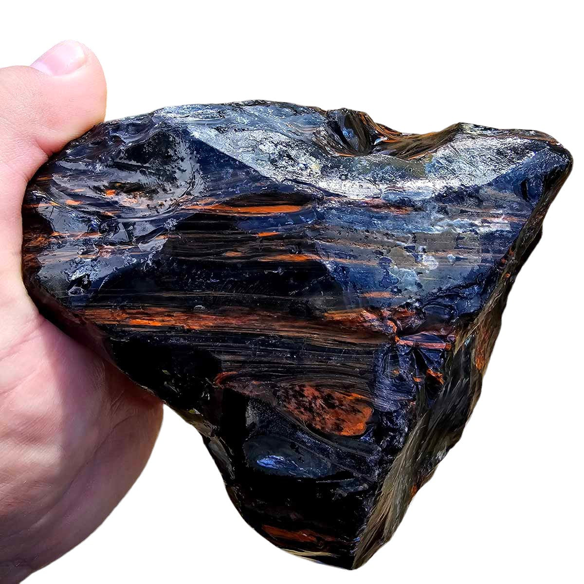 RARE Fire Glass Buttes Obsidian Rough Chunk