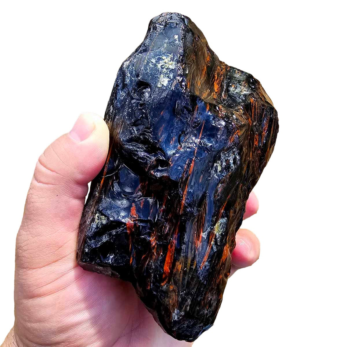 RARE Fire Glass Buttes Obsidian Rough Chunk