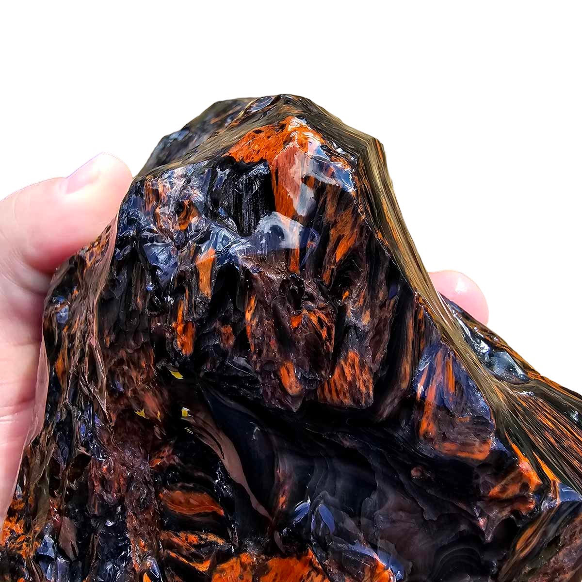 RARE Fire Glass Buttes Obsidian Rough Chunk