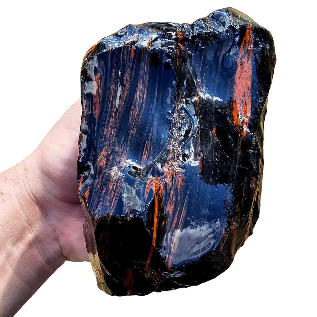 RARE Fire Glass Buttes Obsidian Rough Chunk