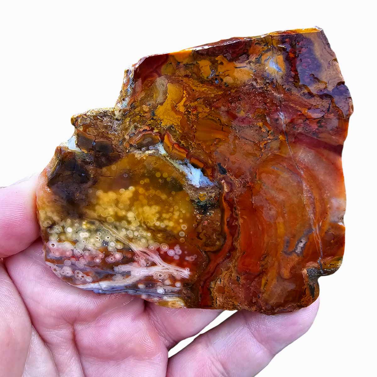 Old Stock Ocean Jasper Lapidary Stone Slab