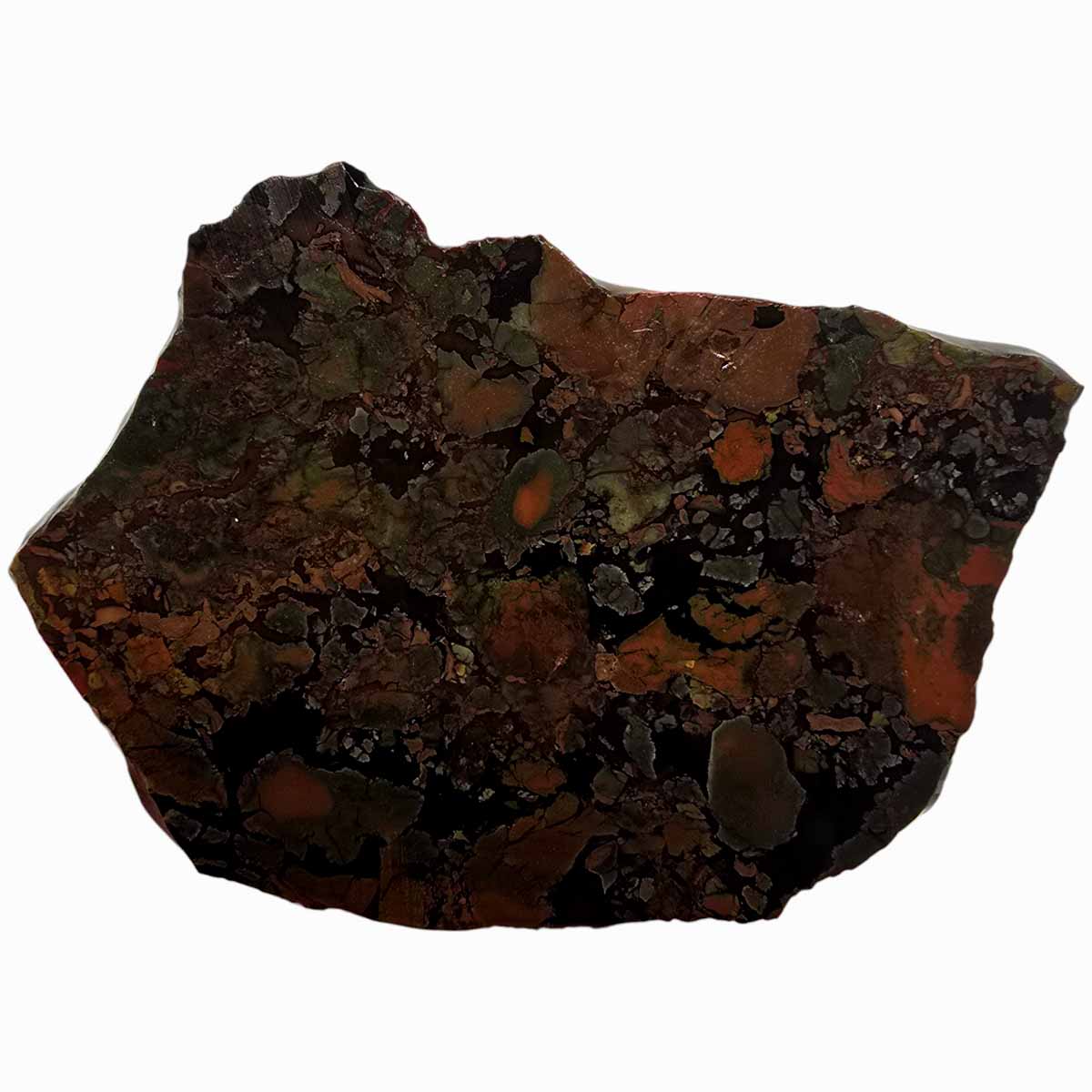 Rare Whisky Creek Brecciated Jasper Slab Lapidary Stone Slice Cut Rock