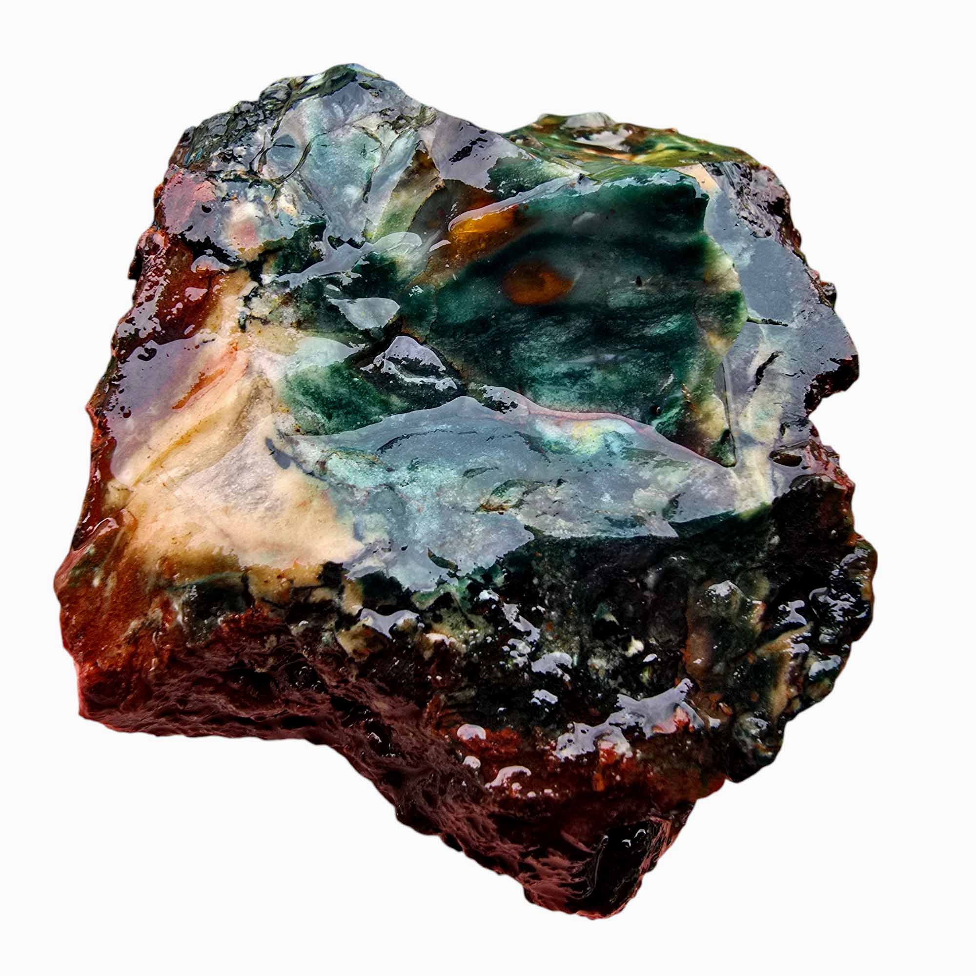 Oregon Skaggs Jasper Rare Lapidary Rough Cutting Chunk