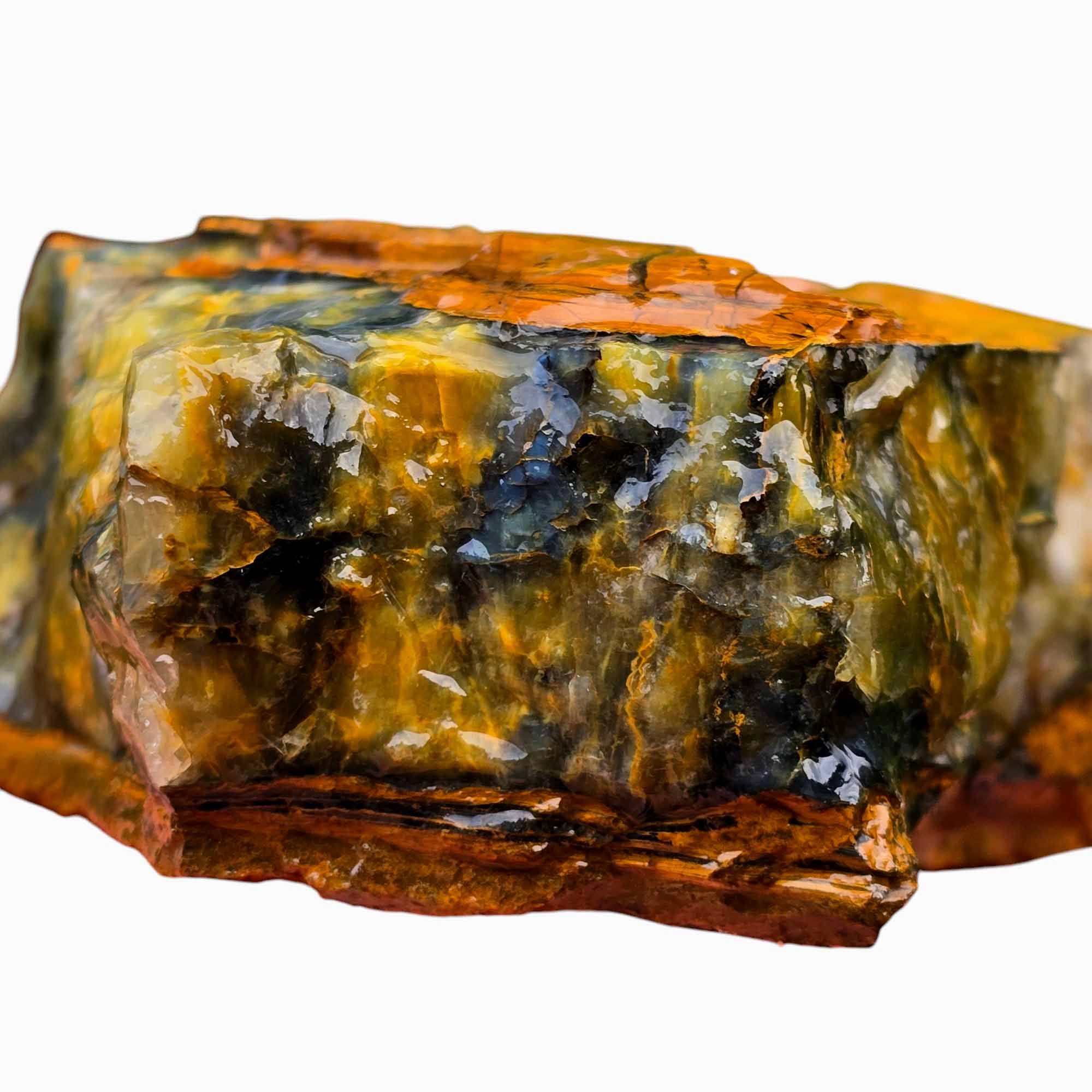 African Nellite Rough Pietersite Relative Cutting Rough Chunk