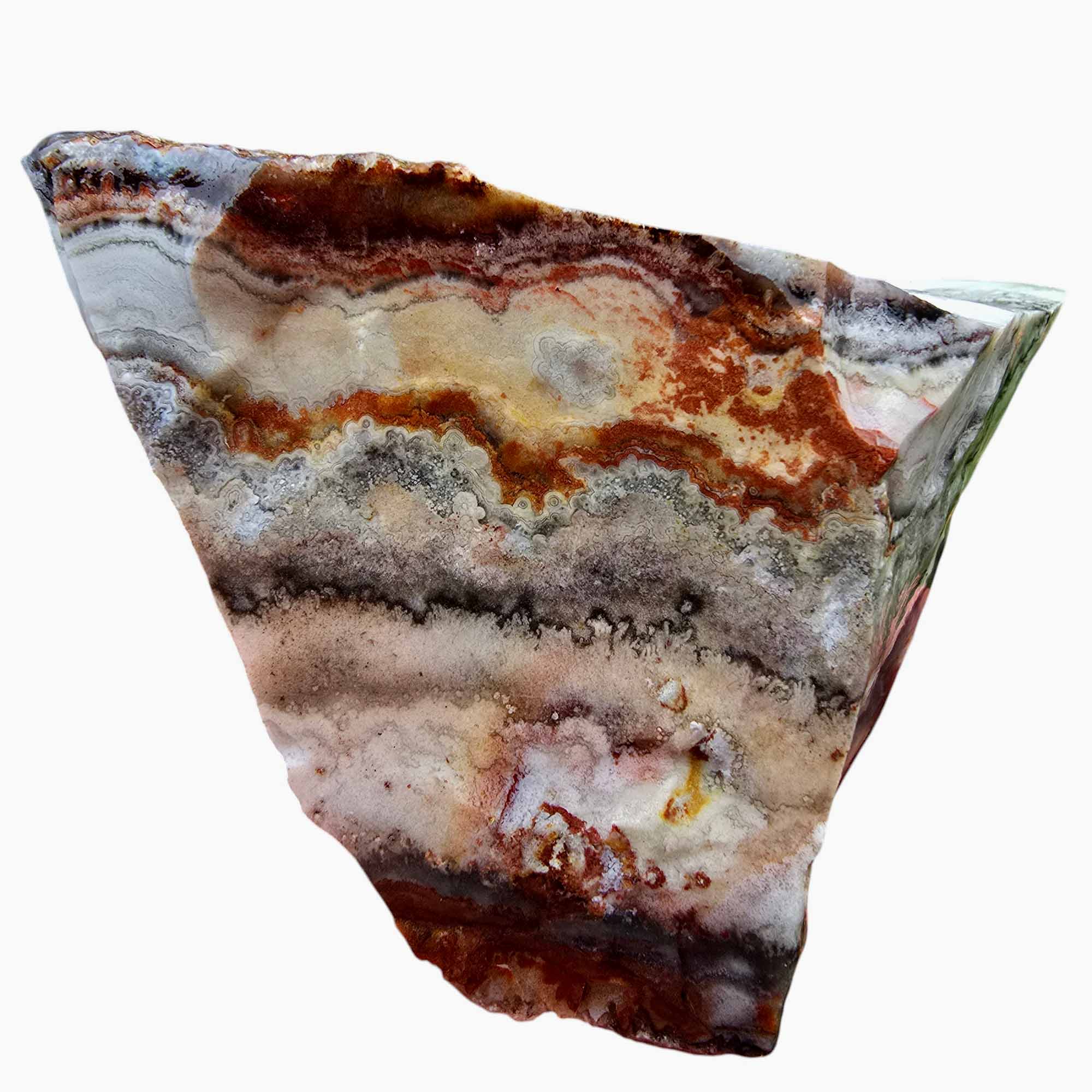 Crazy Lace Agate Lapidary Rough Chunk Cacus Lace Agate