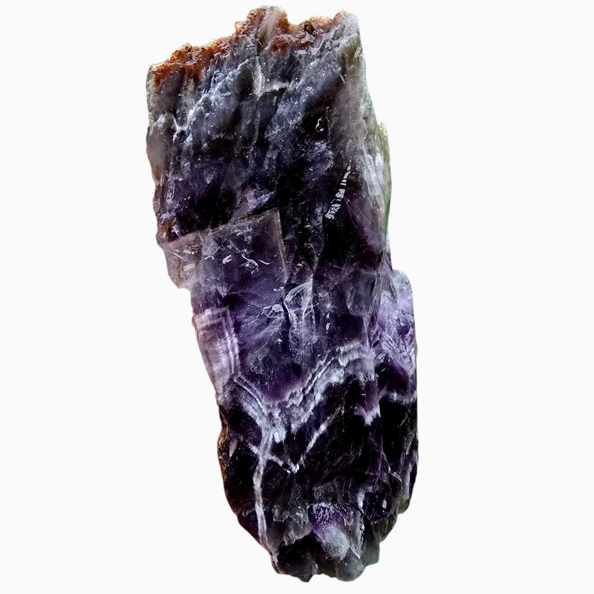 Moroccan Amethyst Lace Crystal Lapidary Cutter Rough Chunk