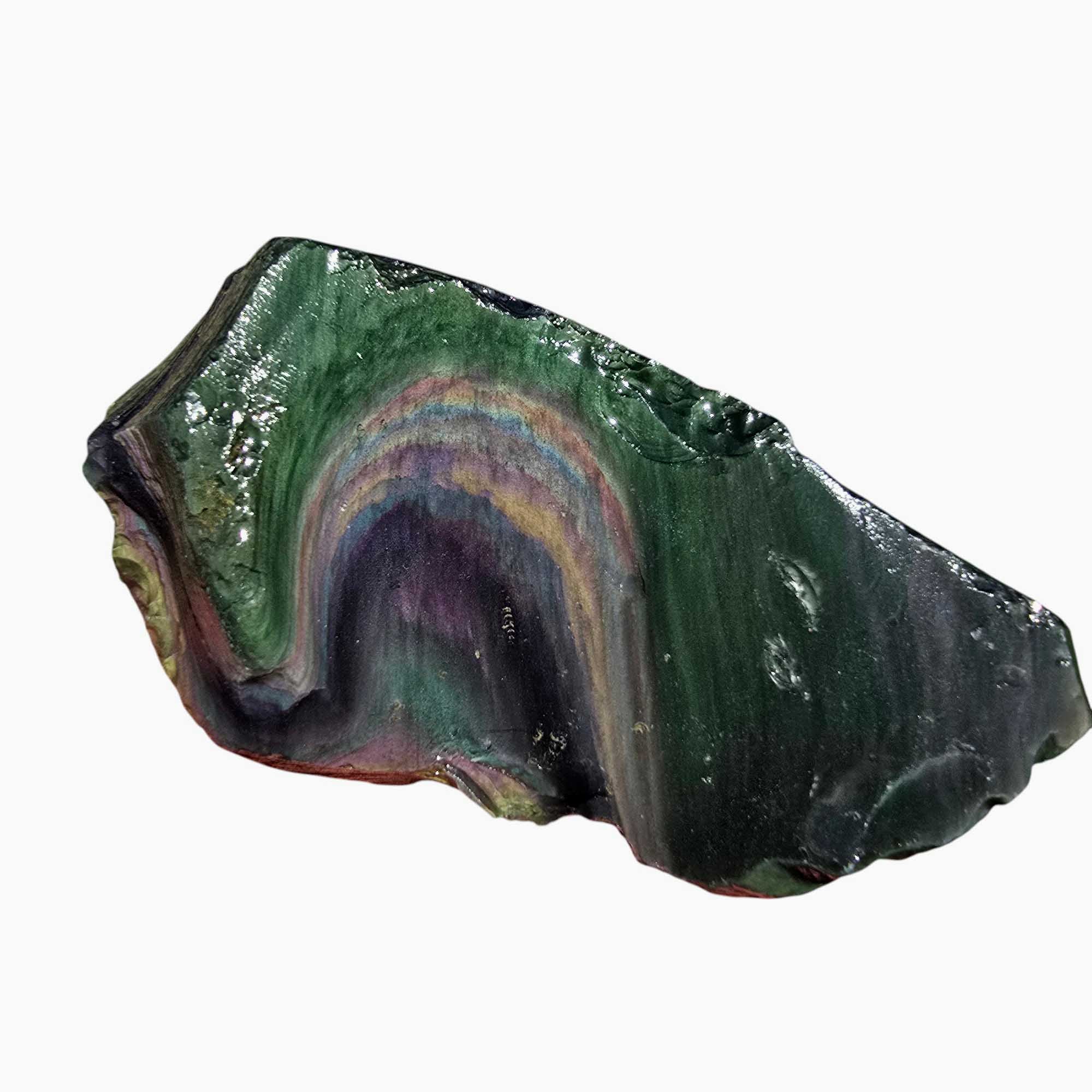 Mexican Velvet Obsidian Lapidary Rough Chunk Volcanic Glass