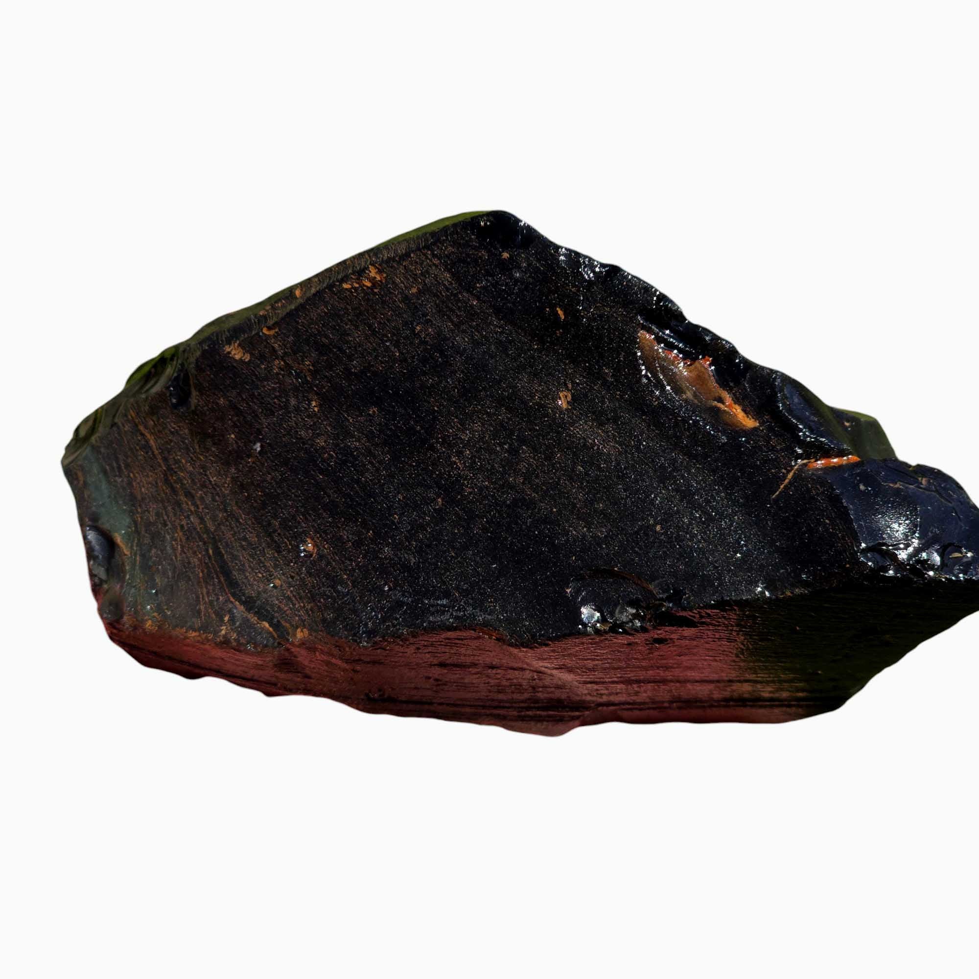 Mexican Velvet Obsidian Lapidary Rough Chunk Volcanic Glass