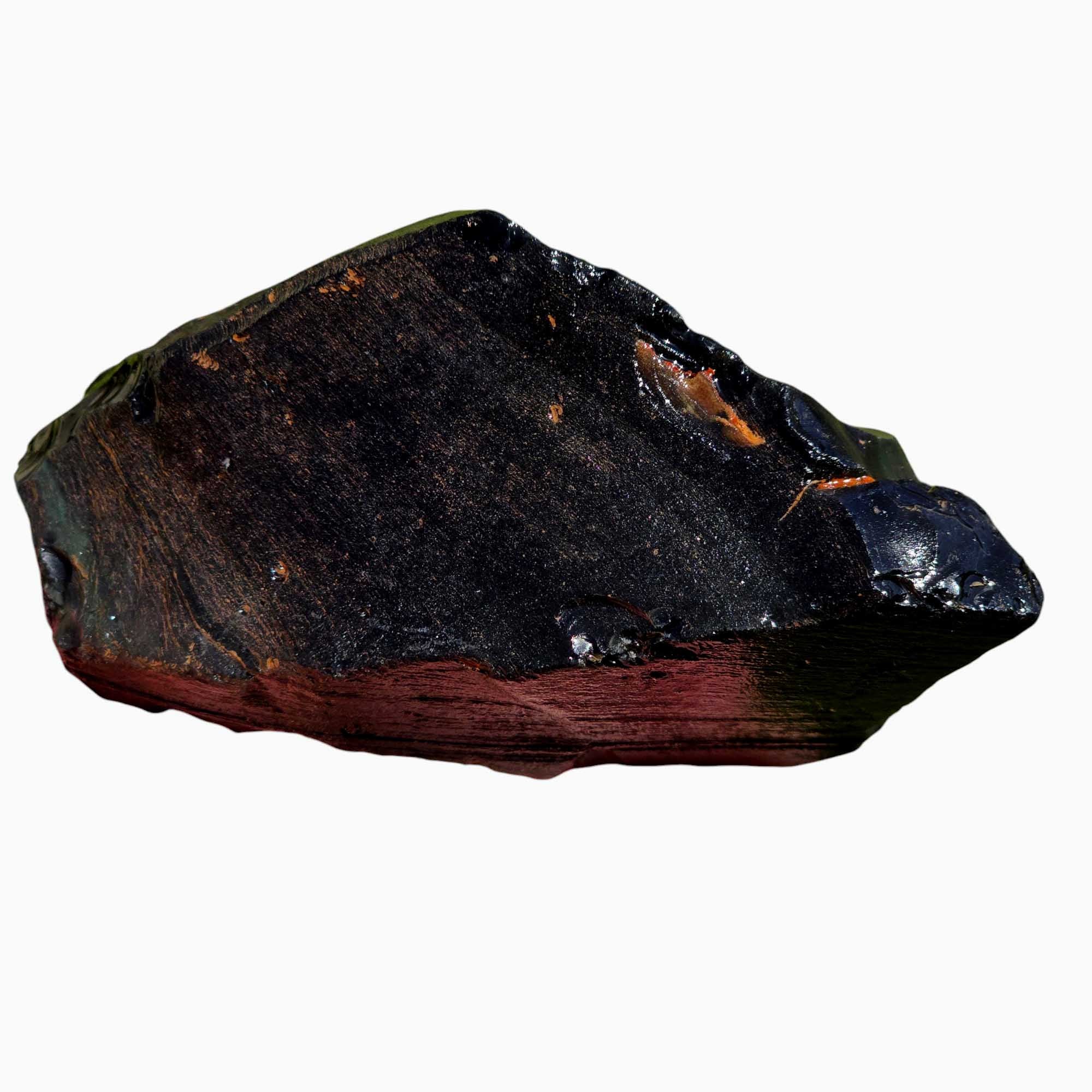 Mexican Velvet Obsidian Lapidary Rough Chunk Volcanic Glass