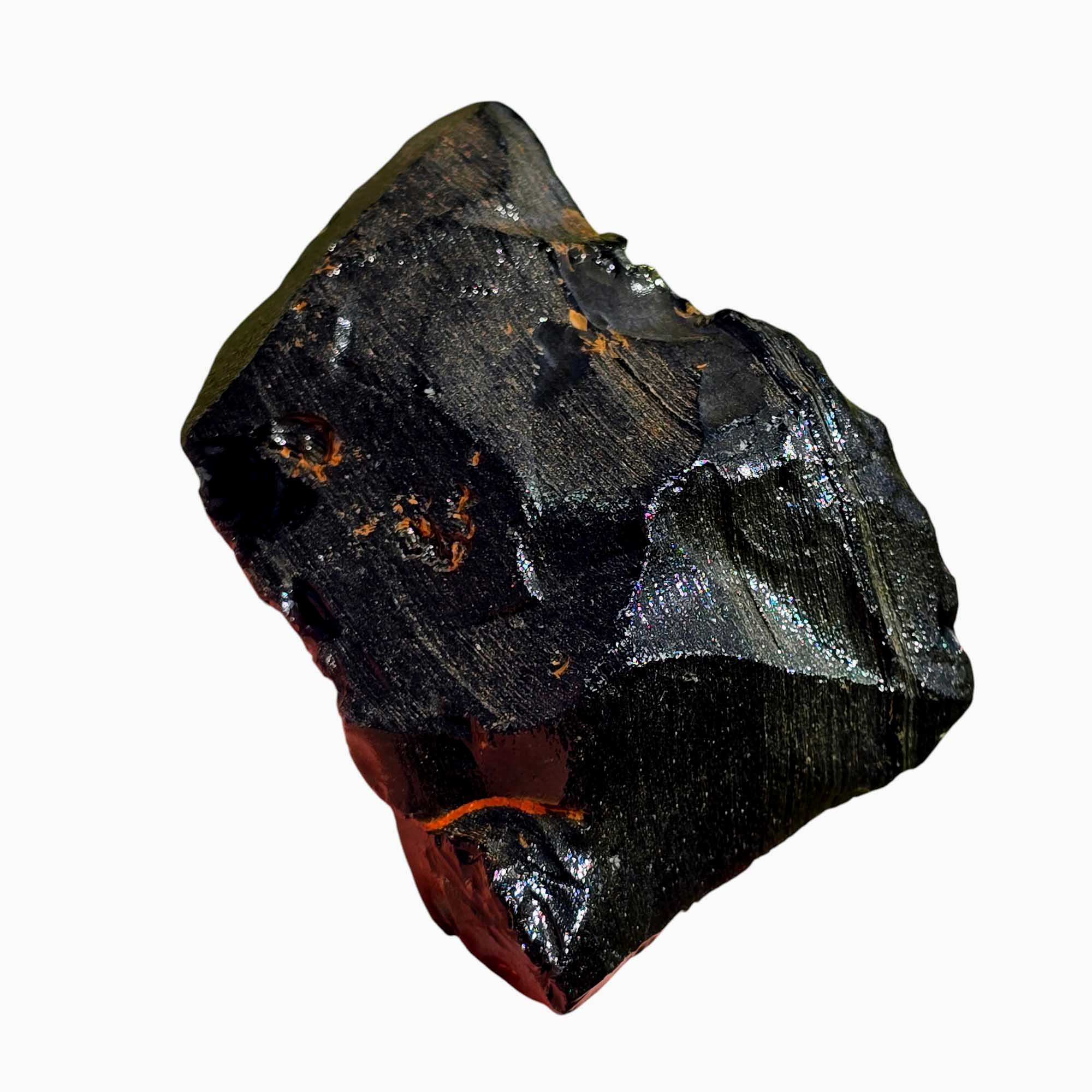Mexican Velvet Obsidian Lapidary Rough Chunk Volcanic Glass