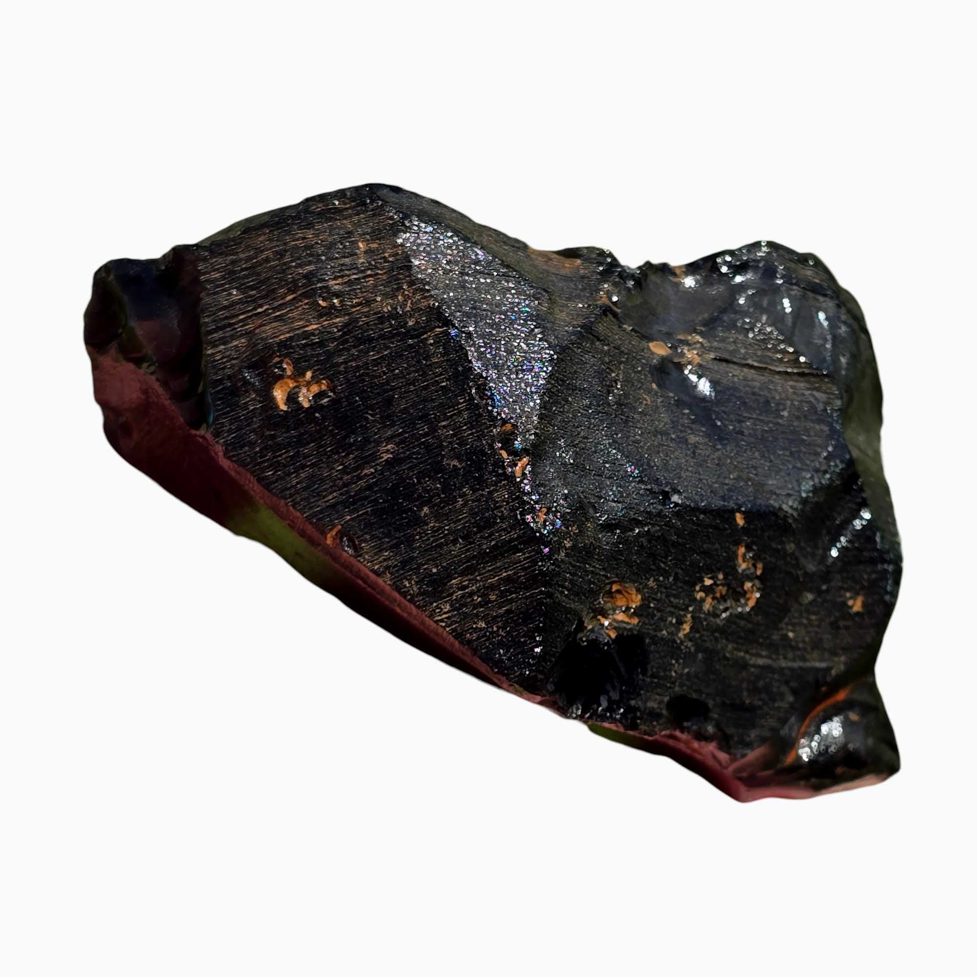 Mexican Velvet Obsidian Lapidary Rough Chunk Volcanic Glass