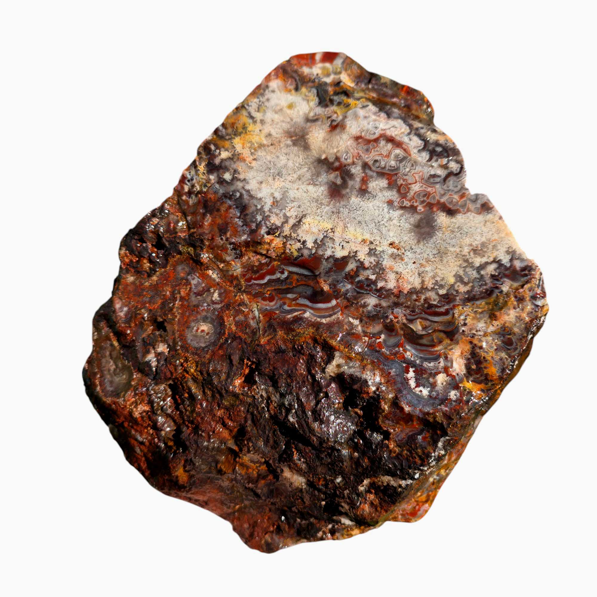 Sarape Jasper Crazy Lace Relative Rough Chunk Lapidary Stone