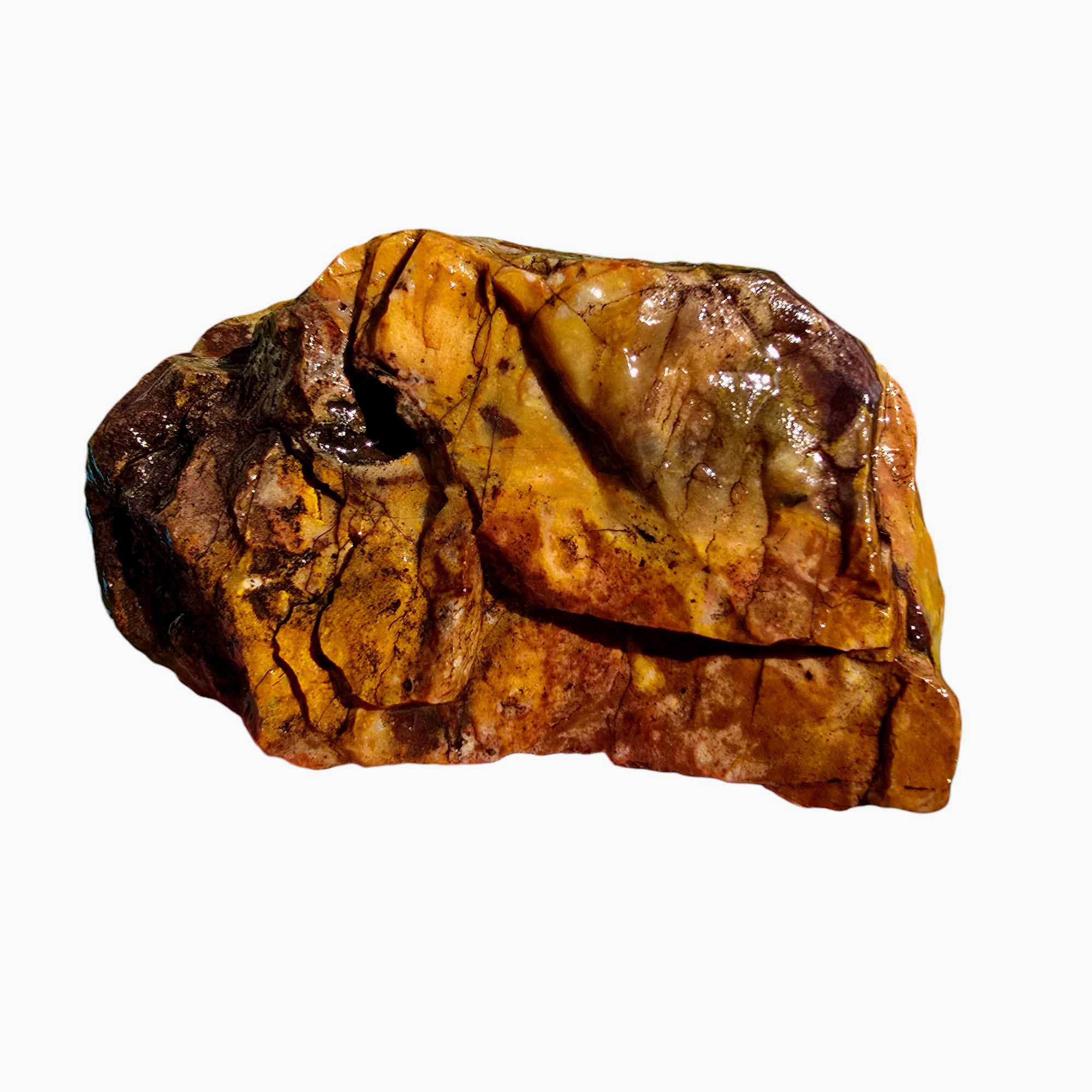 Moroccan Seam Agate Rough Chunk Lapidary Stone