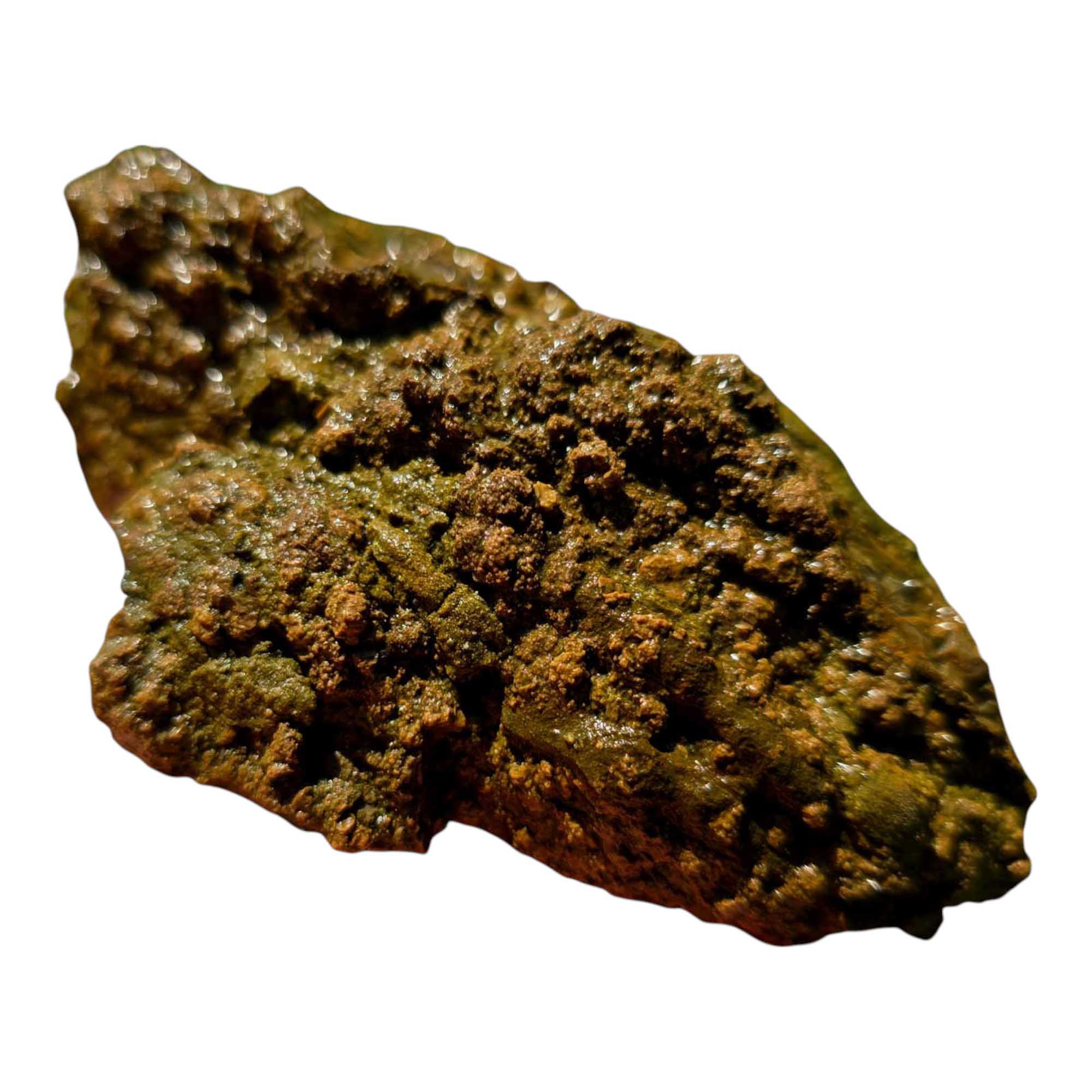 Priday Moss Bed Egg Rough Chunk Lapidary Stone Cut Face