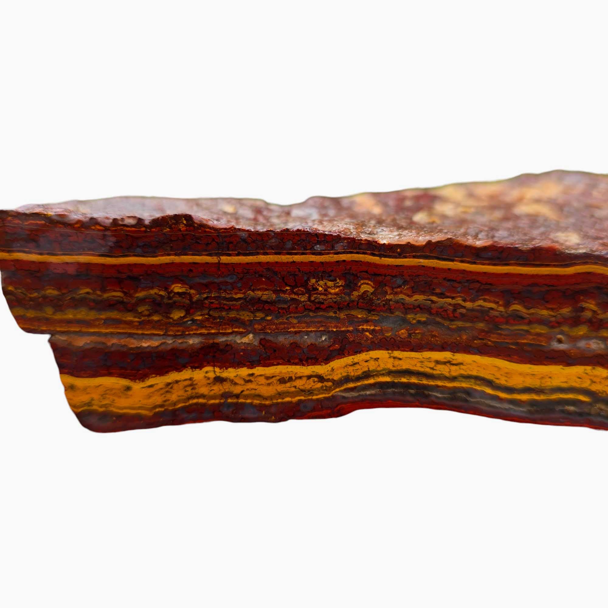 Apple Valley Jasper Lapidary Cutting Rough Chunk Stone Cut Face